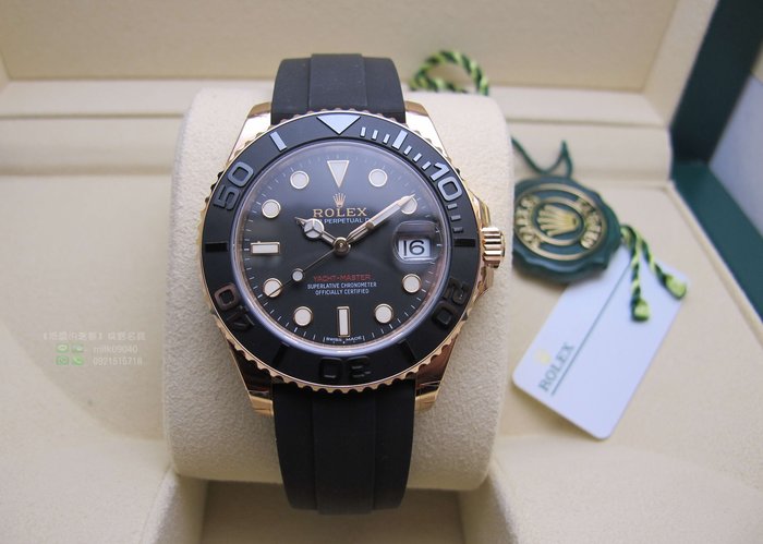 ROLEX 勞力士 268655專用 原廠橡膠帶 全新 售出不退換