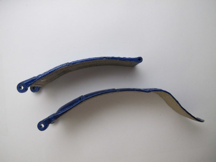 CARTIER 卡地亞 原廠 21/18 短版 寶藍色鱷魚皮錶帶 PASHA專用 近新 KD1HSNO4 5