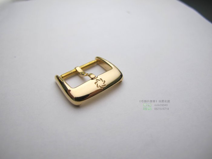Carl Bucherer 寶齊萊 原廠18K金 帶扣 ㄇ字扣 18mm專用 售出不退換