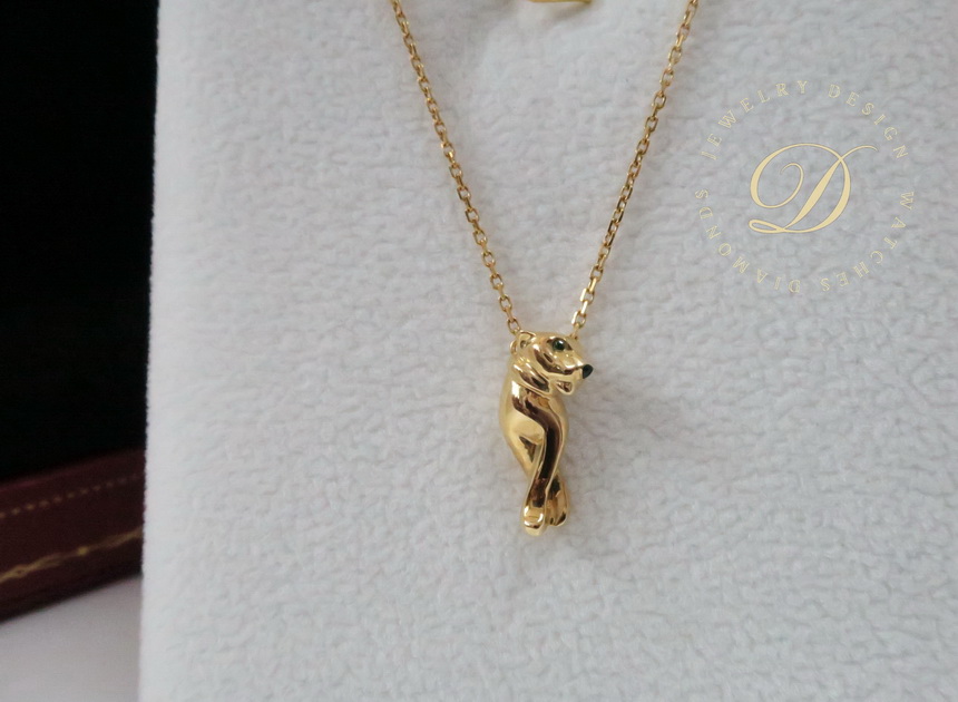 小資首選 美洲豹項鍊/吊墬 18K金 招財豹鍊 高貴典雅