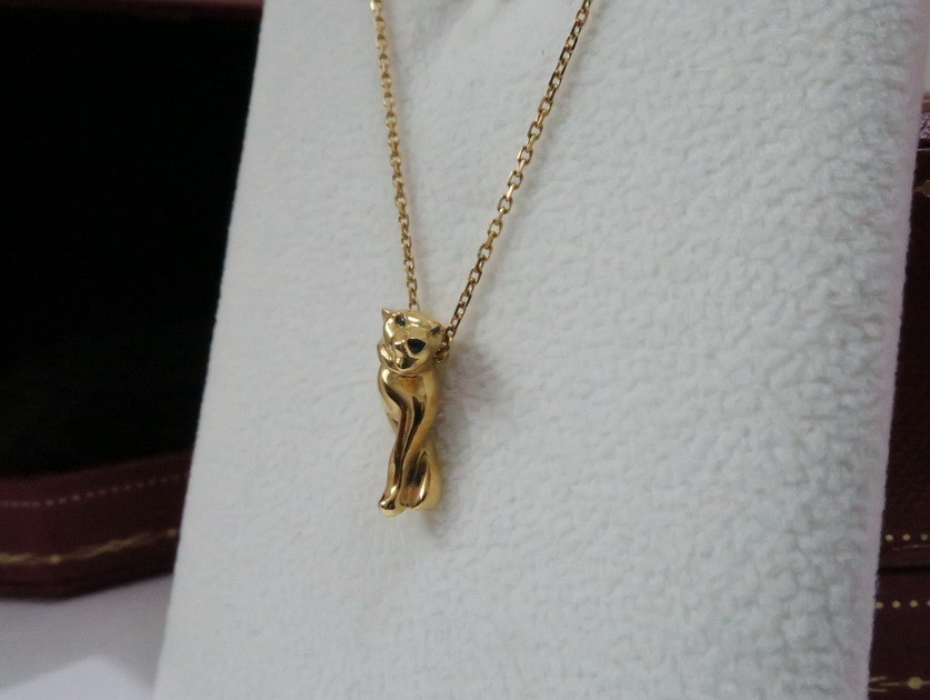 小資首選 美洲豹項鍊/吊墬 18K金 招財豹鍊 高貴典雅 2