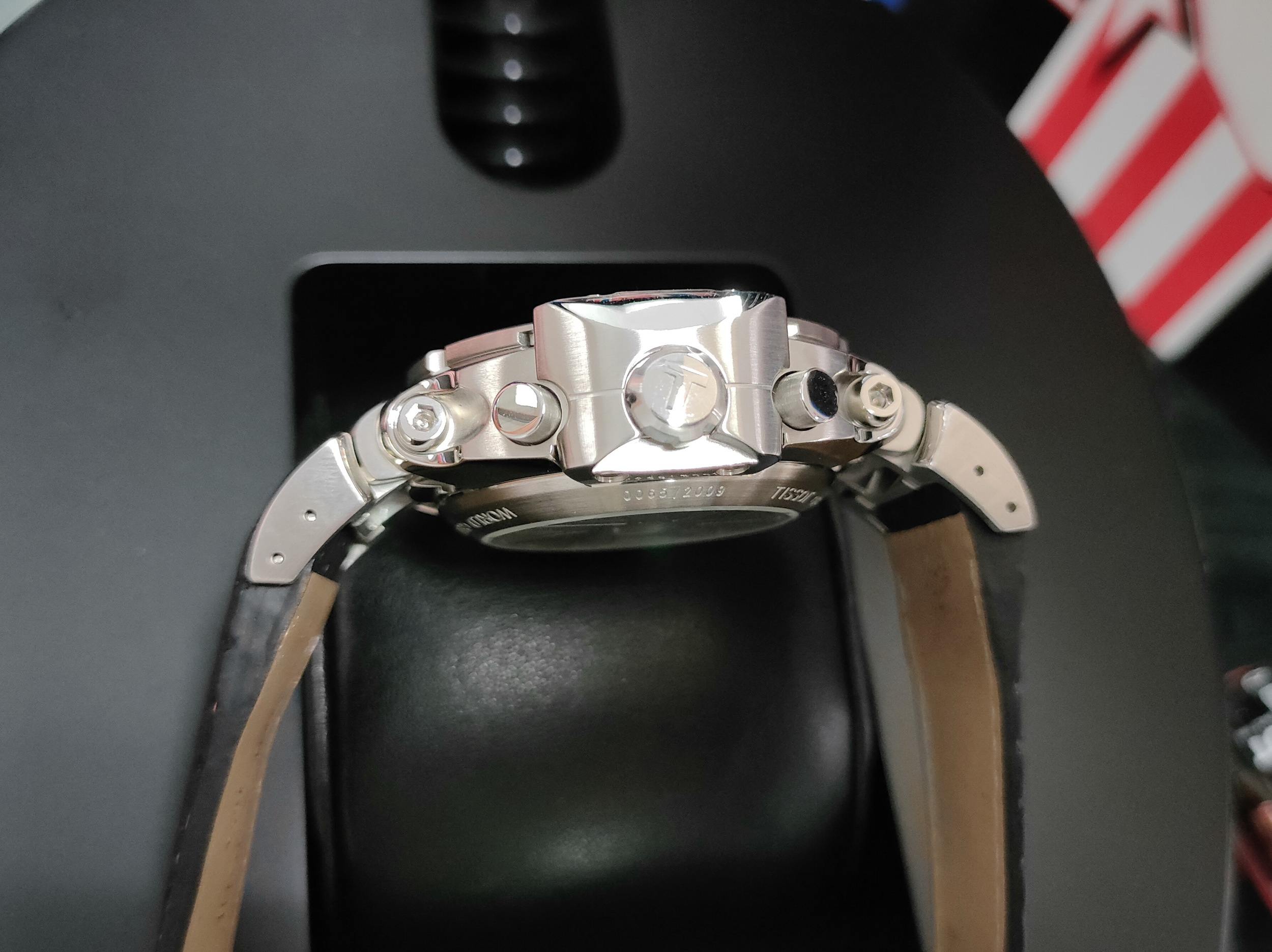 TISSOT 天梭 MOTO GP 賽車錶 大錶徑46mm 自動上鍊 全球限量 計時功能~原廠盒單 2