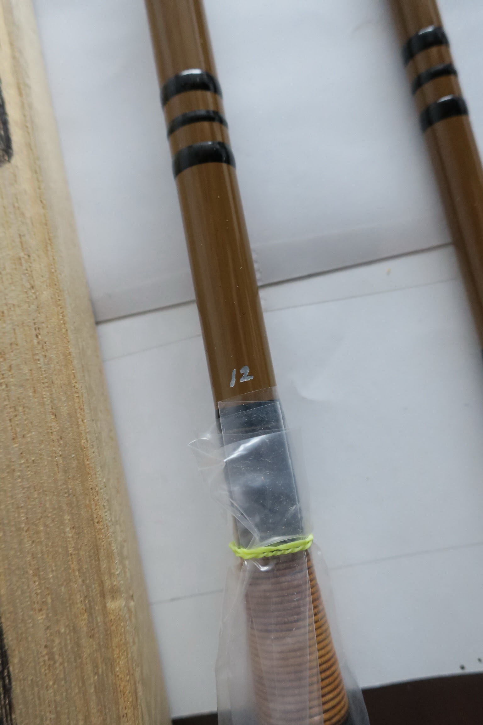 日本原裝 SAKURA 江戶川 特別御造 金剛 金法梨 12尺手作釣竿 4