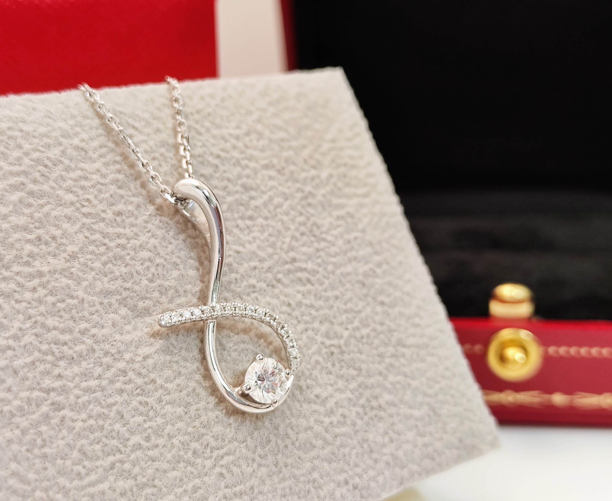 天然 鑽石項鍊/吊墬 大水滴造型 GIA國際證書 主鑽31分 高貴大方 低總價 2