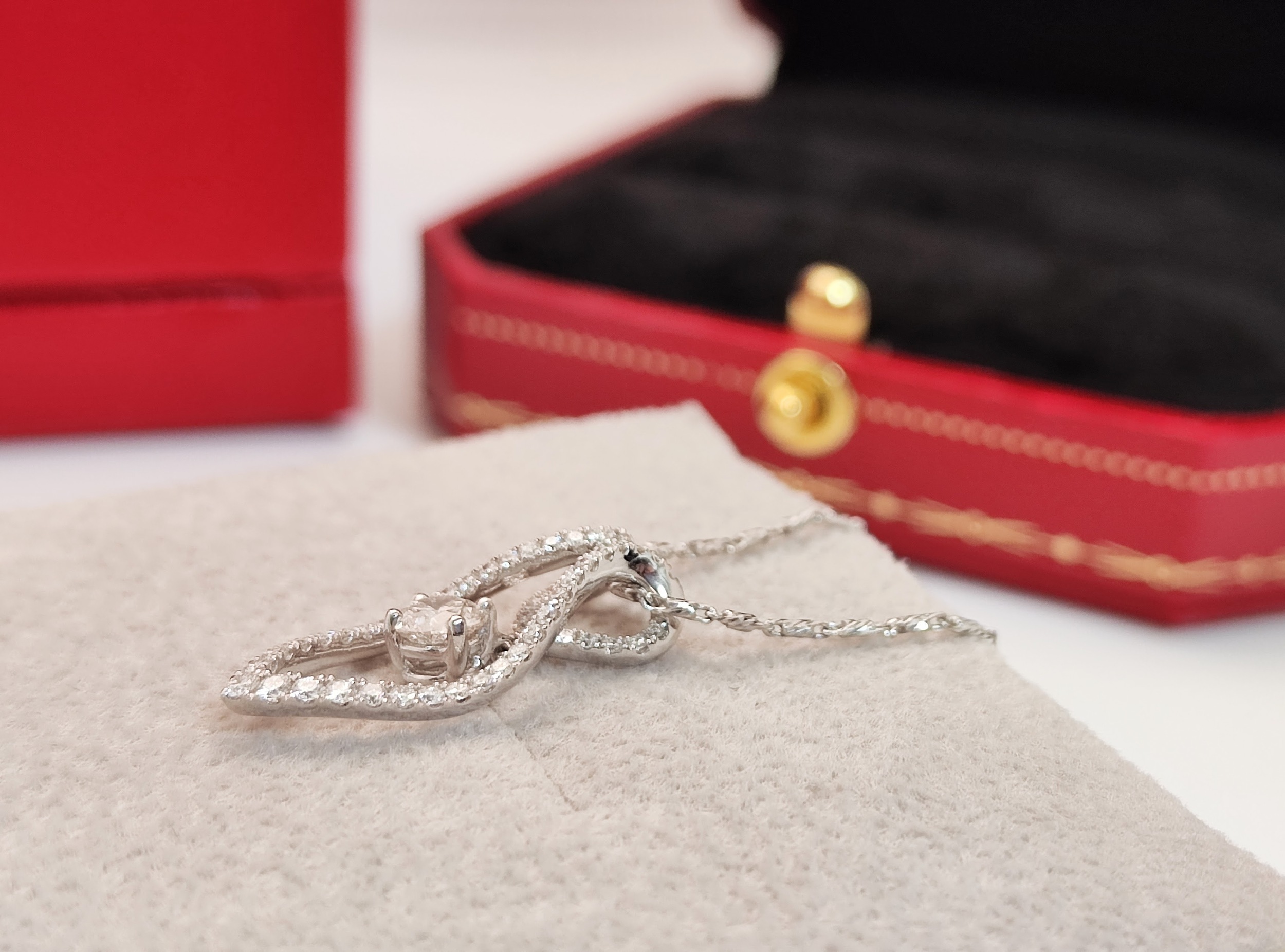 天然 鑽石項鍊/吊墬 高跟鞋造型 GIA國際證書 主鑽32分 典雅大方 3