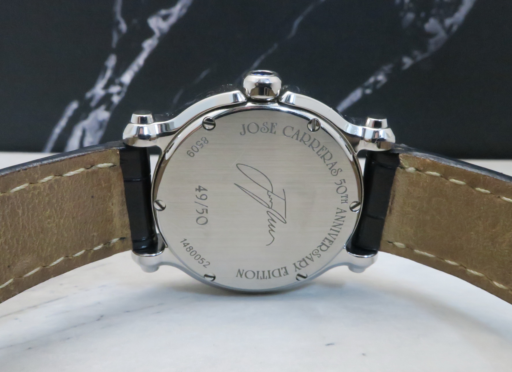 蕭邦 CHOPARD 限量音符 五十周年 音樂家系列 珍珠母貝面盤 錶徑30mm 石英機芯~原廠盒單 9