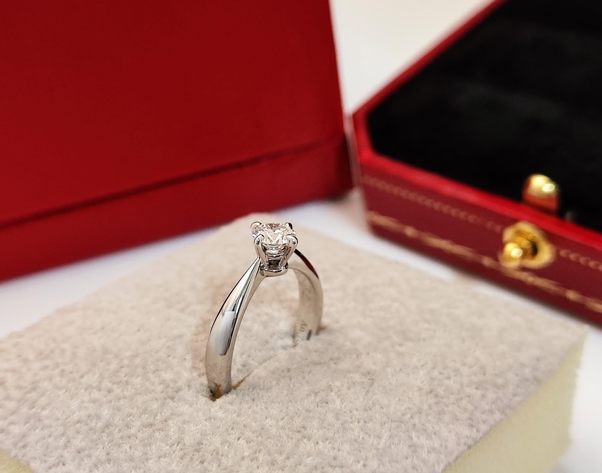 天然 鑽石戒指 四爪造型鑲崁 GIA國際證書 主鑽36分 簡潔大方 2