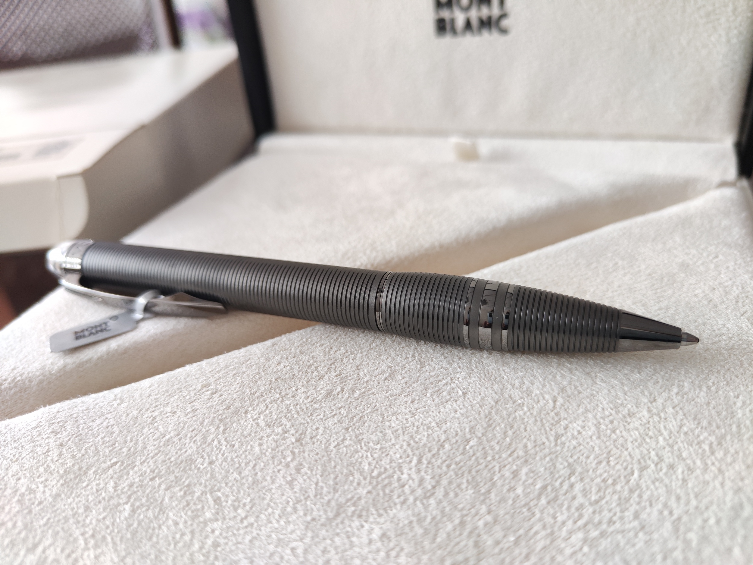 萬寶龍 Montblanc 全新 Starwalker 星際行者系列 鋼珠筆 午夜黑色~原廠盒單 5