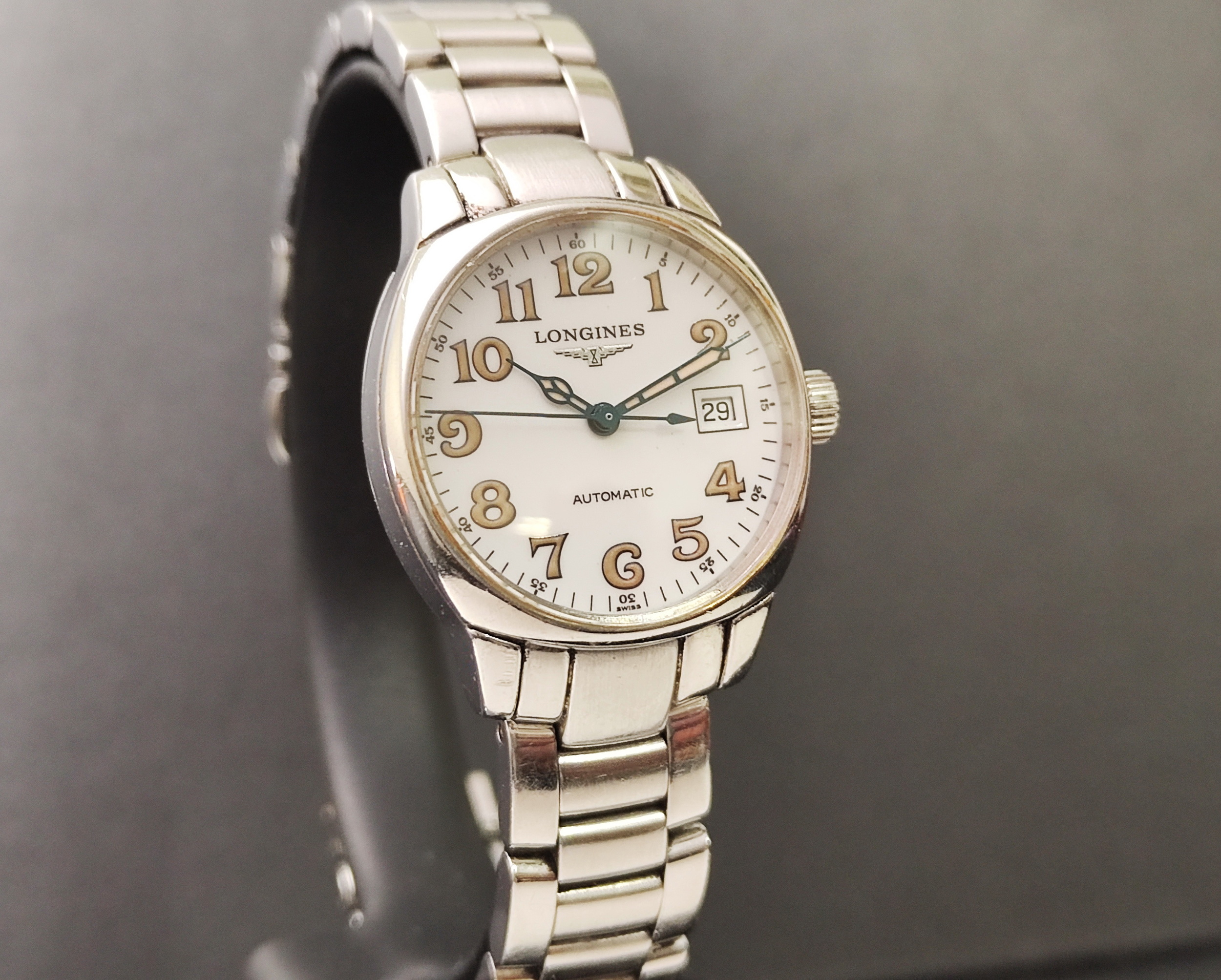 浪琴 女用 機械腕錶 自動上鍊 錶徑26mm 正常使用痕跡 單錶出清 3