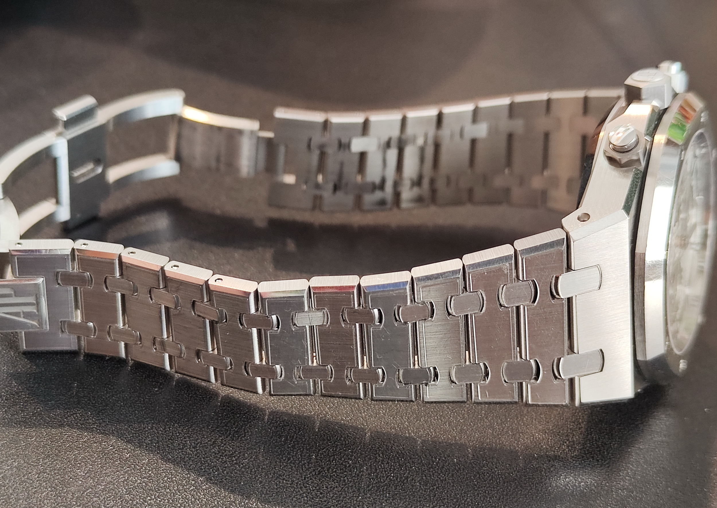 愛彼 AP 皇家橡樹 50周年紀念款 26240 大錶徑41mm 自動上鍊 透明底蓋 專屬自動盤~原廠盒單 7