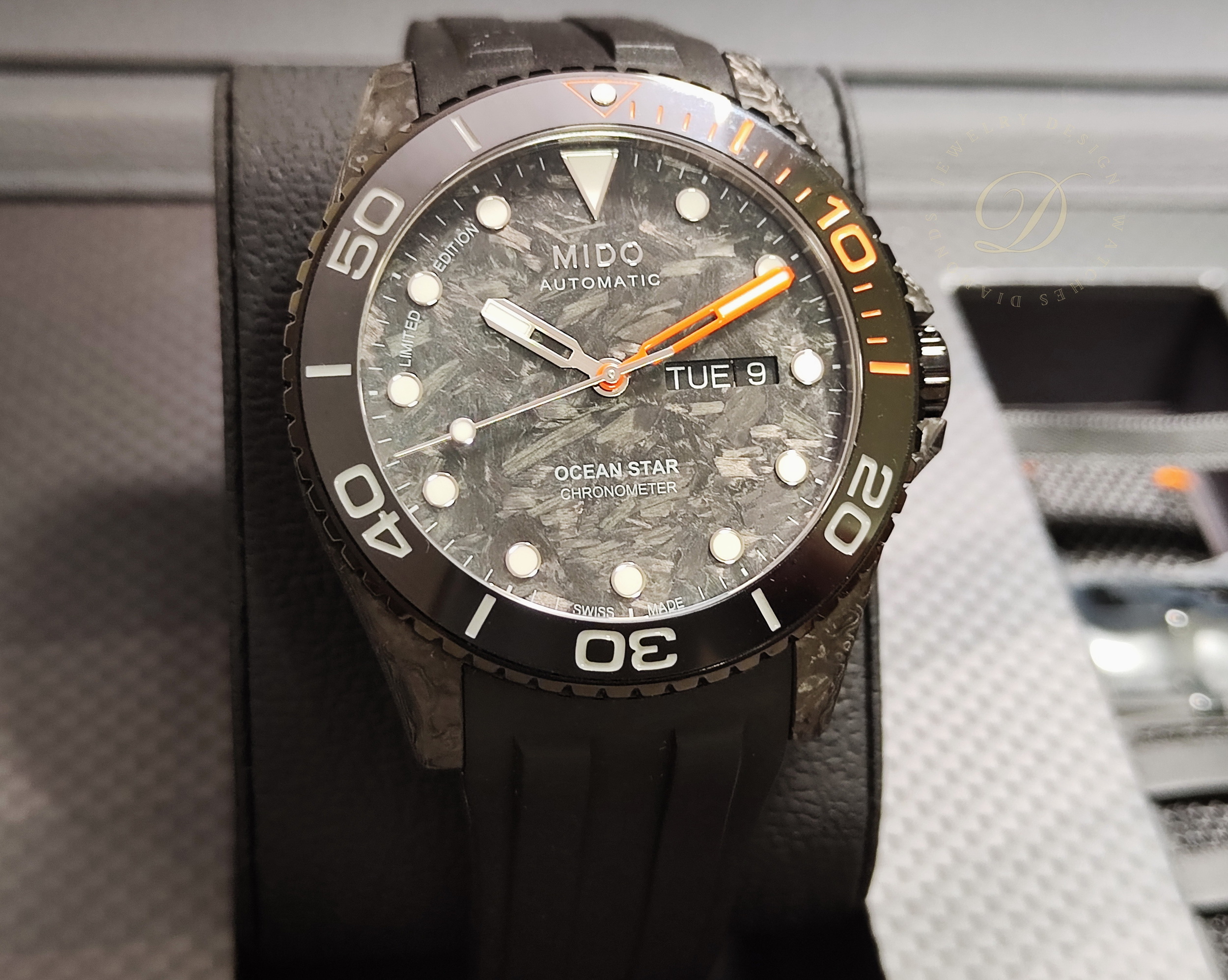 美度 MIDO 近新 海洋之星 限量 碳纖維 大錶徑42.5mm 自動上鍊 陶瓷圈~原廠盒單 2024AD