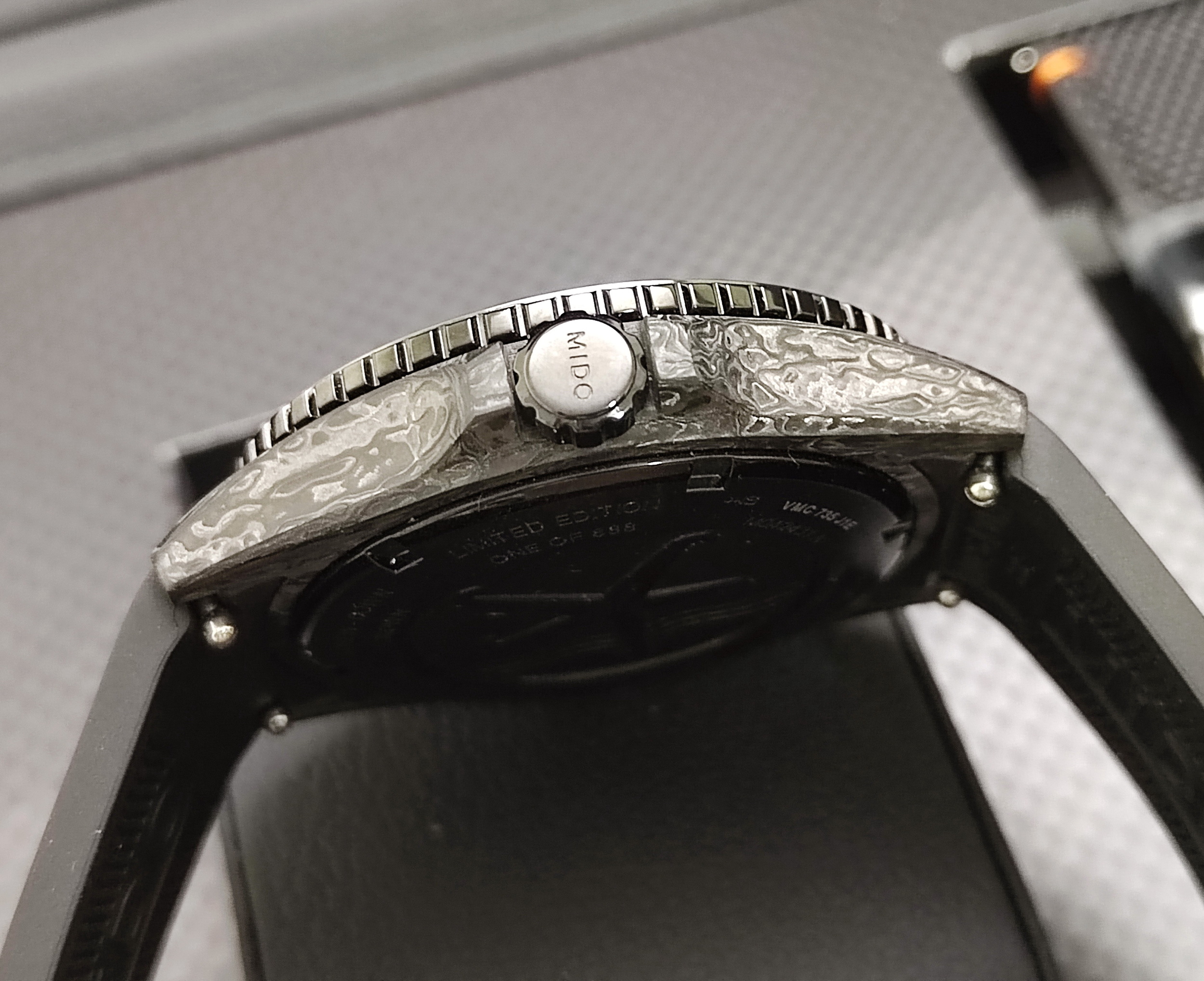 美度 MIDO 近新 海洋之星 限量 碳纖維 大錶徑42.5mm 自動上鍊 陶瓷圈~原廠盒單 2024AD 4