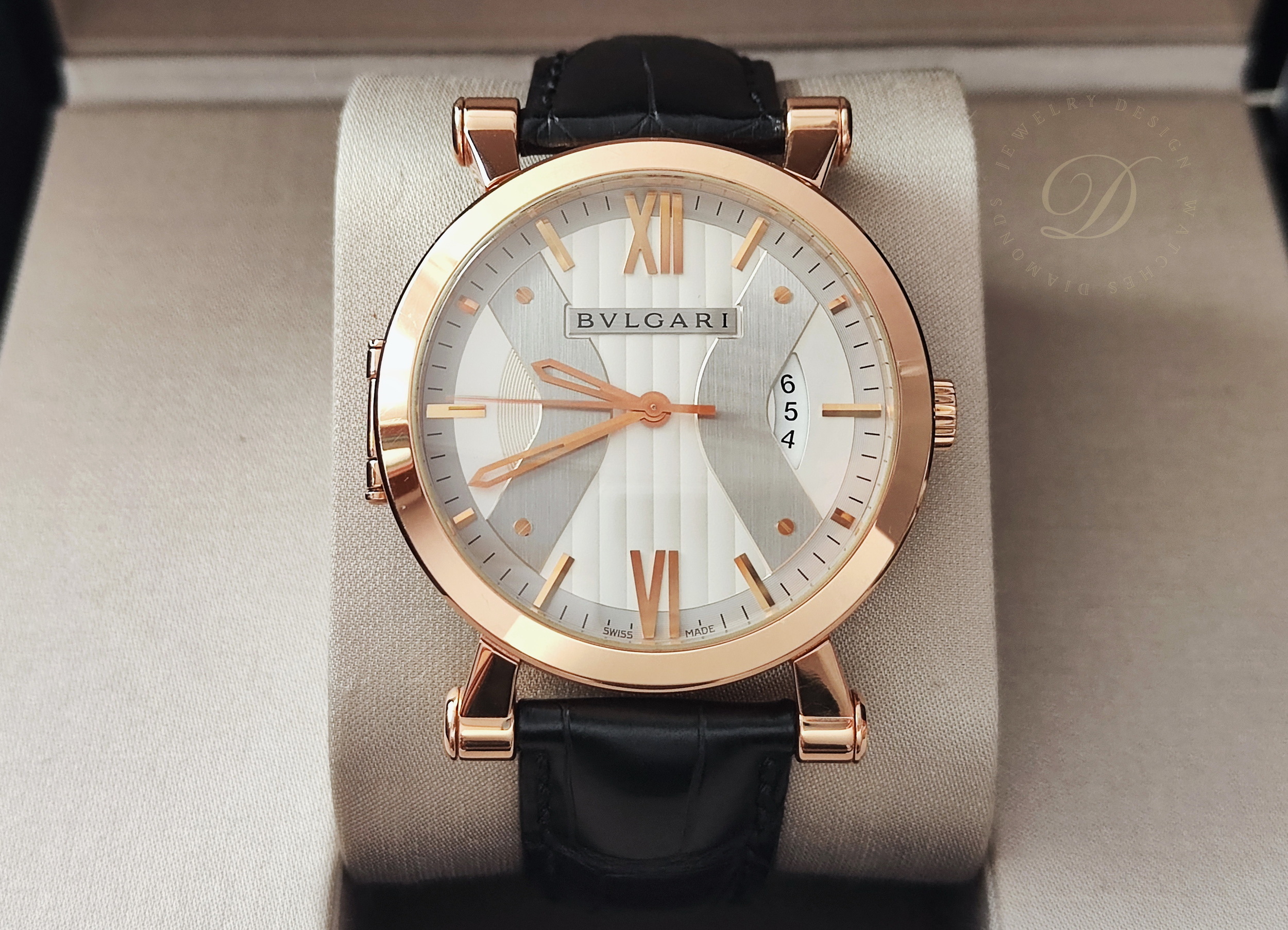 寶格麗 Sotirio Bulgari 125週年紀念款 玫瑰金 大錶徑42mm 自動上鍊~原廠盒單 全球限量