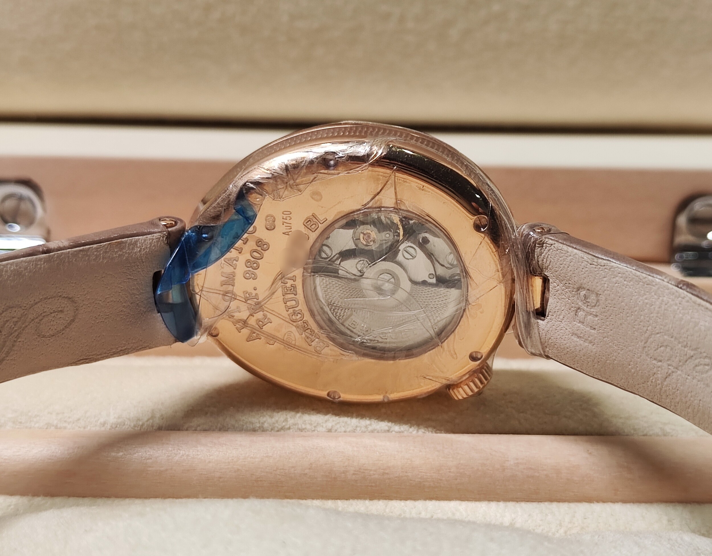 寶璣 BREGUET 全新 Naples 那不勒斯王后 9809 玫瑰金 原鑲鑽錶 自動上鍊 ~原廠盒單 2024AD 6