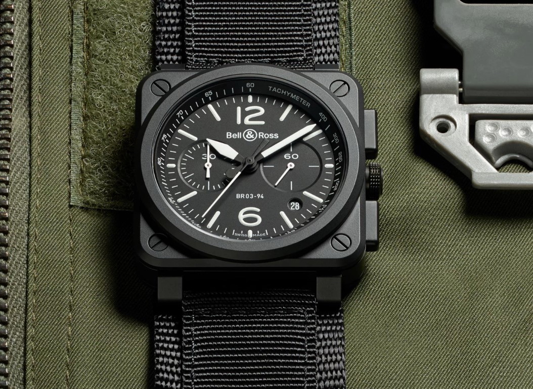 柏萊士 全新 BR03-94 黑色陶瓷錶殼 大錶徑42mm 自動上鍊 計時功能~原廠盒單 2024AD 8