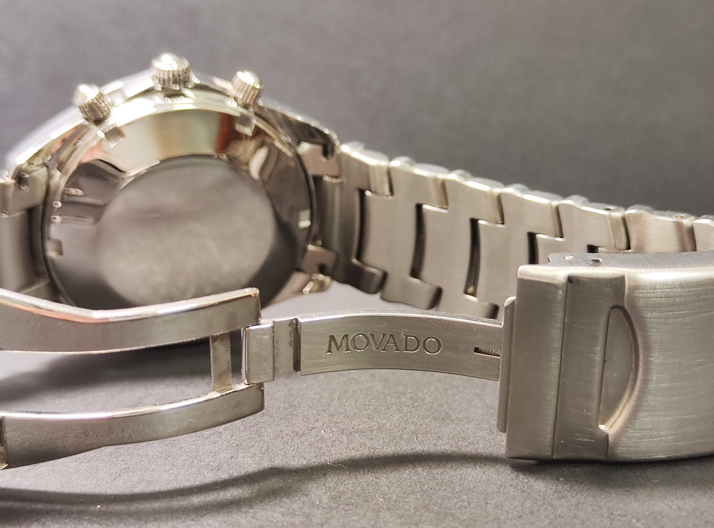摩凡陀 MOVADO 熊貓面盤 小年曆 錶徑39mm 自動上鍊  計時功能 7750機芯 6