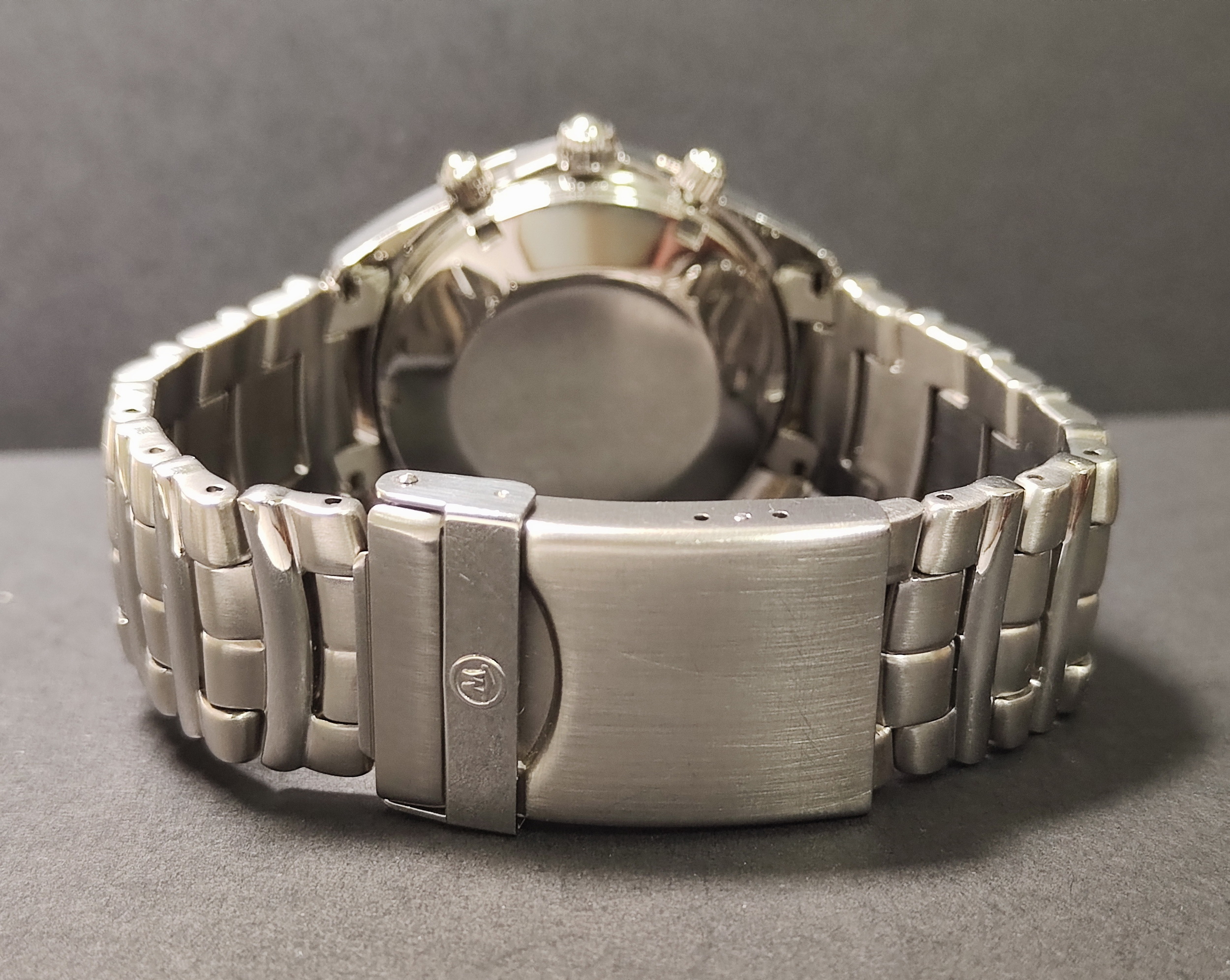 摩凡陀 MOVADO 熊貓面盤 小年曆 錶徑39mm 自動上鍊  計時功能 7750機芯 7