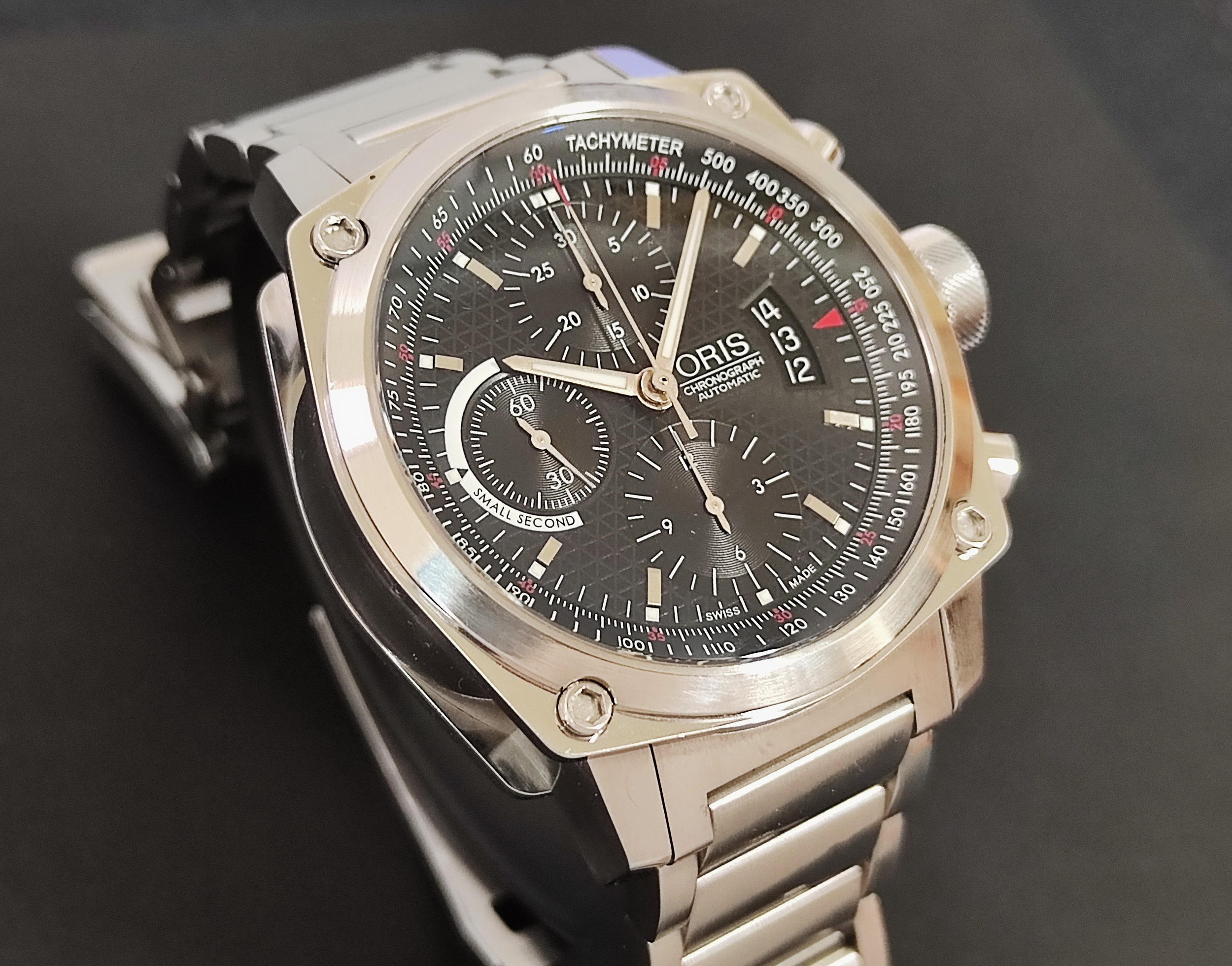 ORIS 歐力士 BC4 經典飛行錶 大錶徑43mm 自動上鍊 計時功能~原廠盒單 國內AD 2