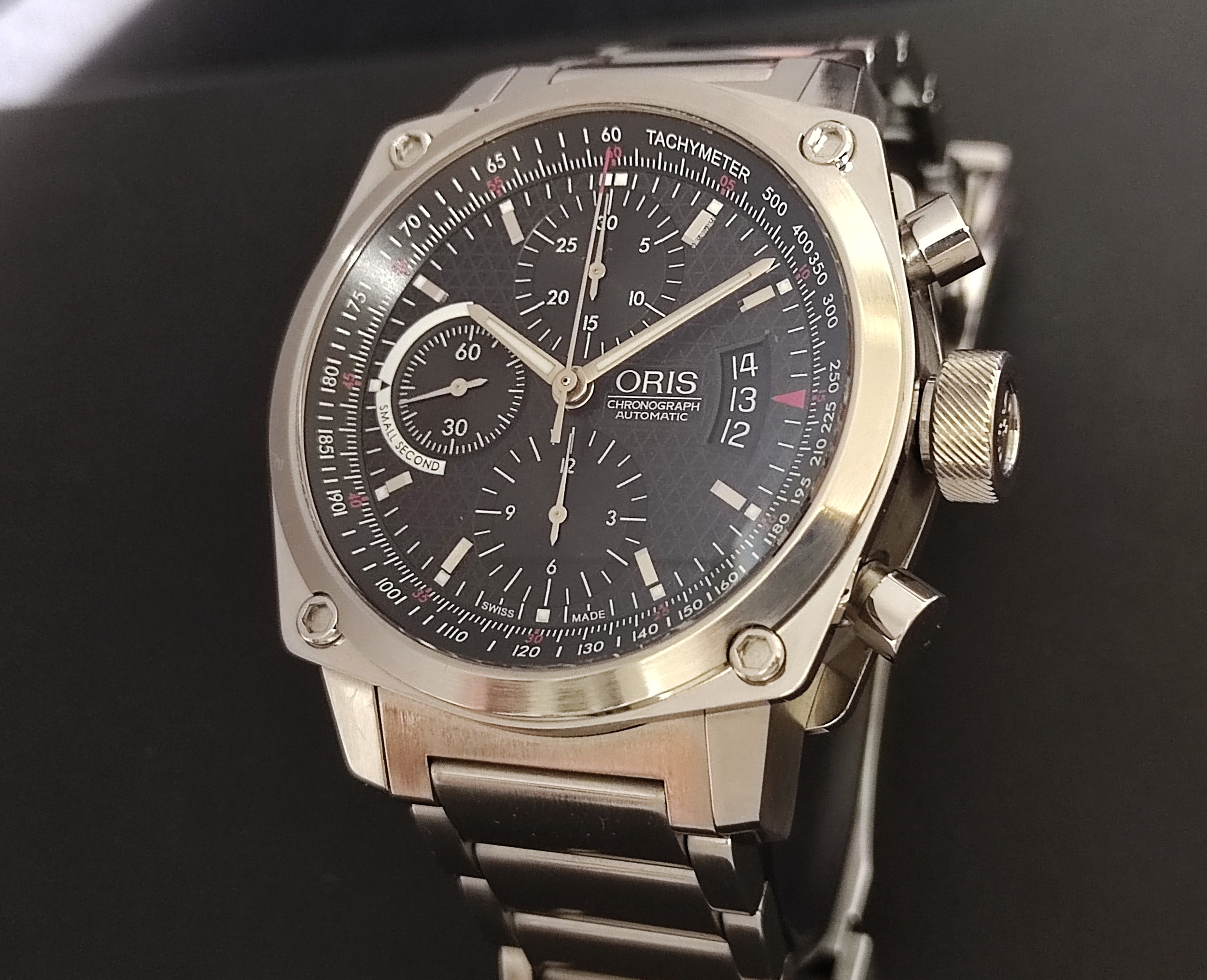 ORIS 歐力士 BC4 經典飛行錶 大錶徑43mm 自動上鍊 計時功能~原廠盒單 國內AD 3