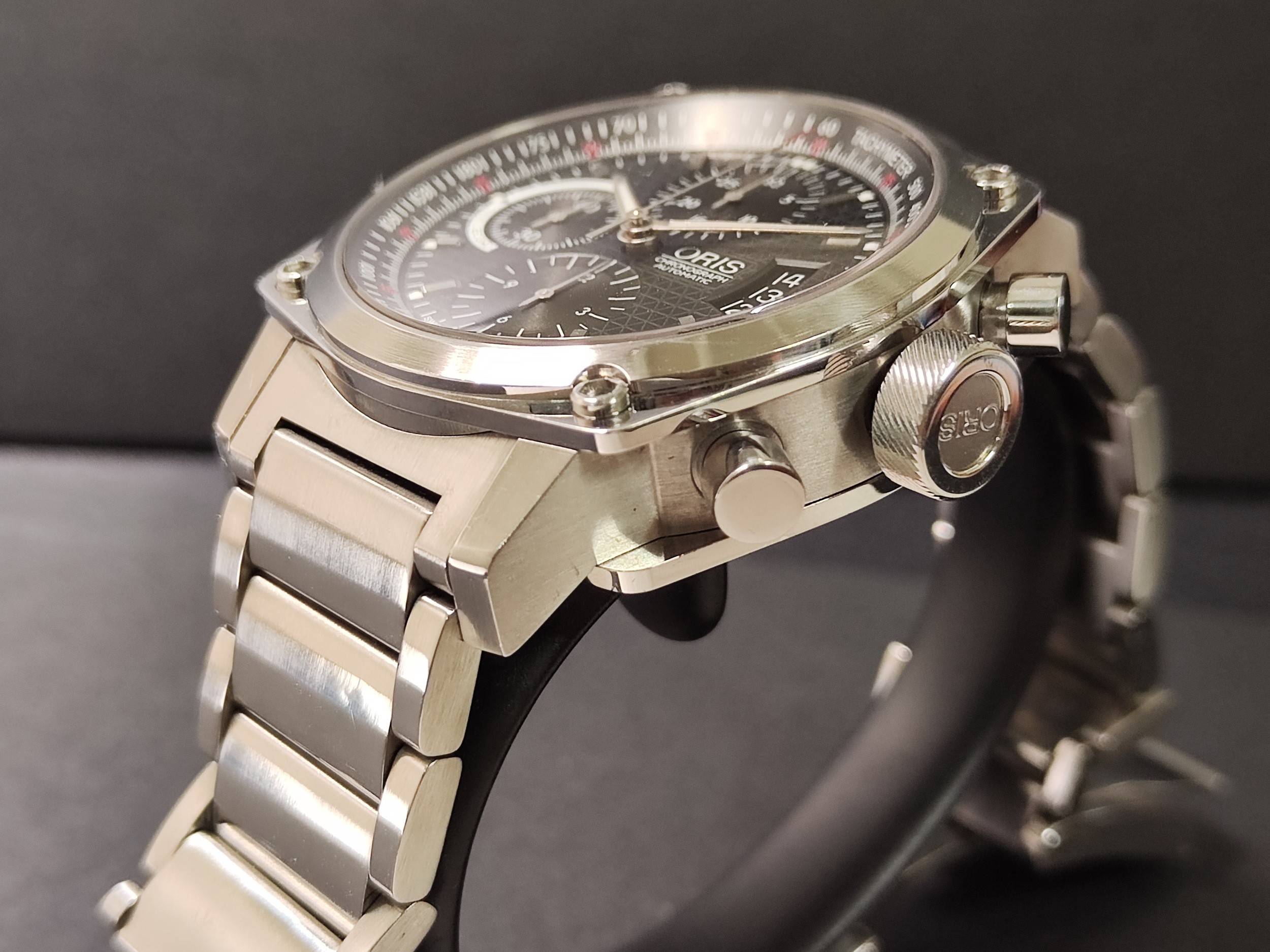 ORIS 歐力士 BC4 經典飛行錶 大錶徑43mm 自動上鍊 計時功能~原廠盒單 國內AD 7