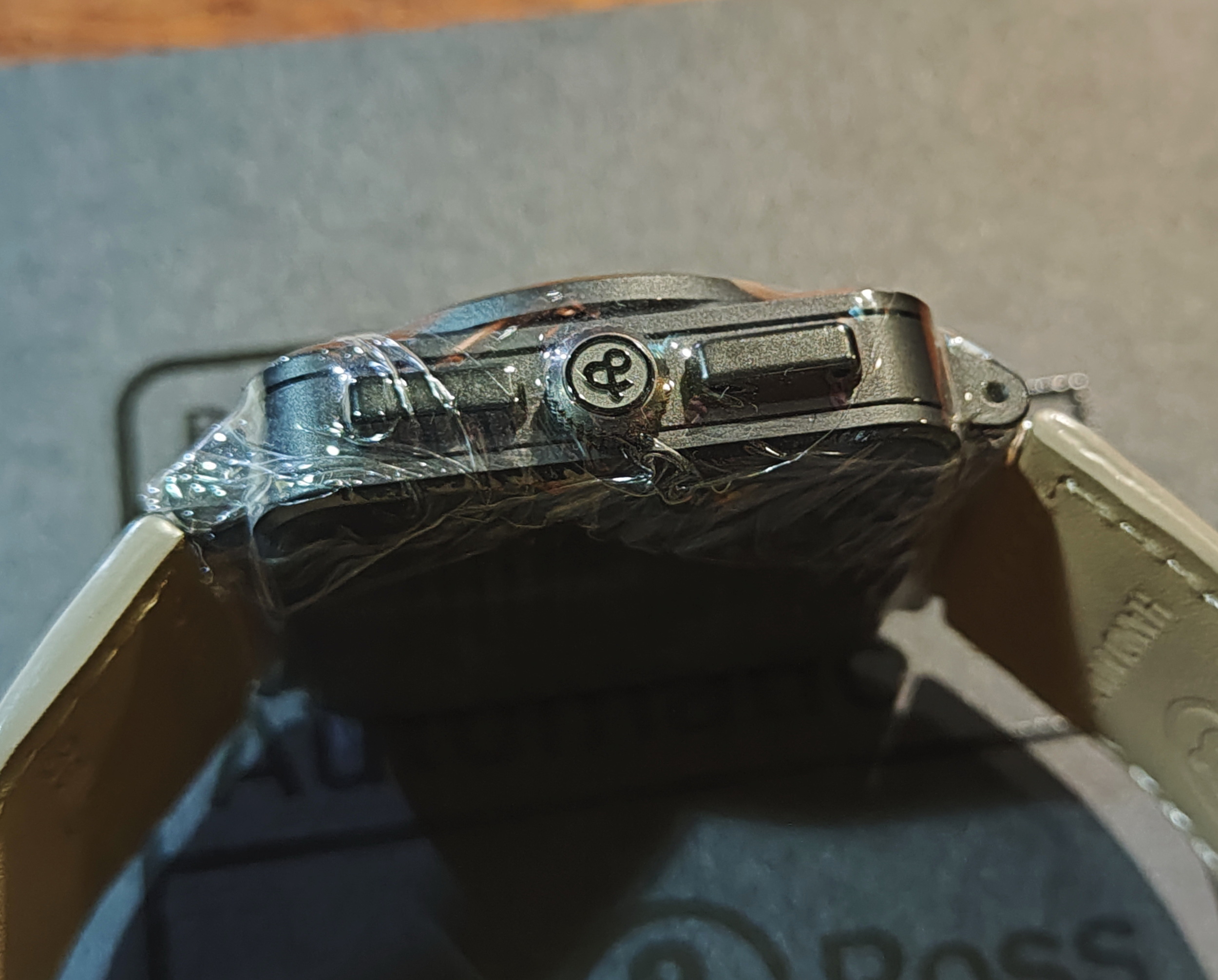 柏萊士 全新 BR03-94 沙漠棕色面盤 黑色陶瓷錶殼 大錶徑42mm 自動上鍊 計時功能~原廠盒單 2024AD 4