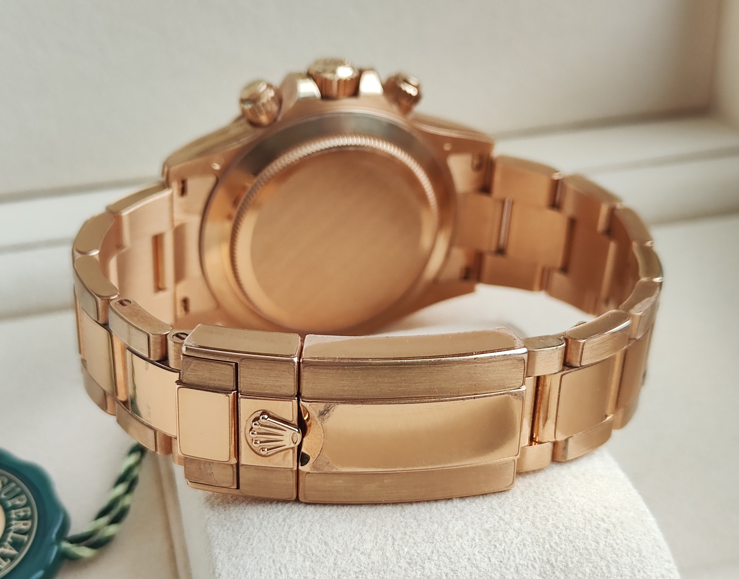 勞力士 116508 黃K金 白色珍珠貝面盤 原鑲鑽 DAYTONA 迪通納 計時功能~原廠盒單 8