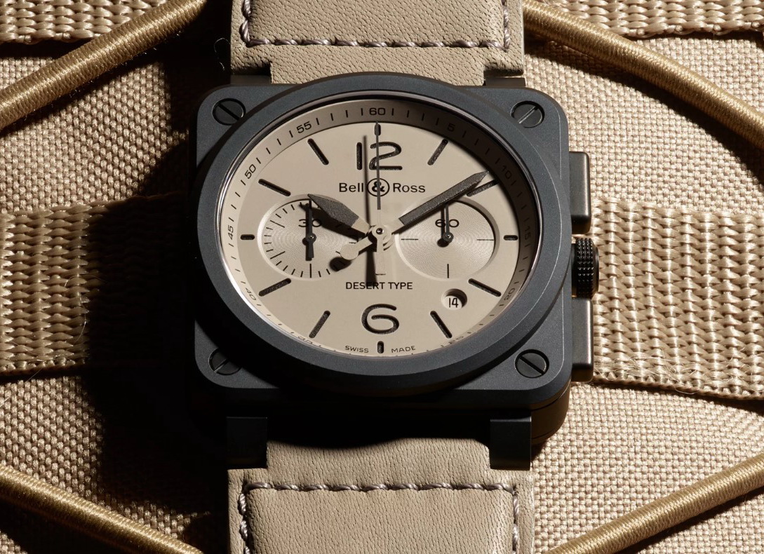 柏萊士 全新 BR03-94 沙漠棕色面盤 黑色陶瓷錶殼 大錶徑42mm 自動上鍊 計時功能~原廠盒單 2024AD 6