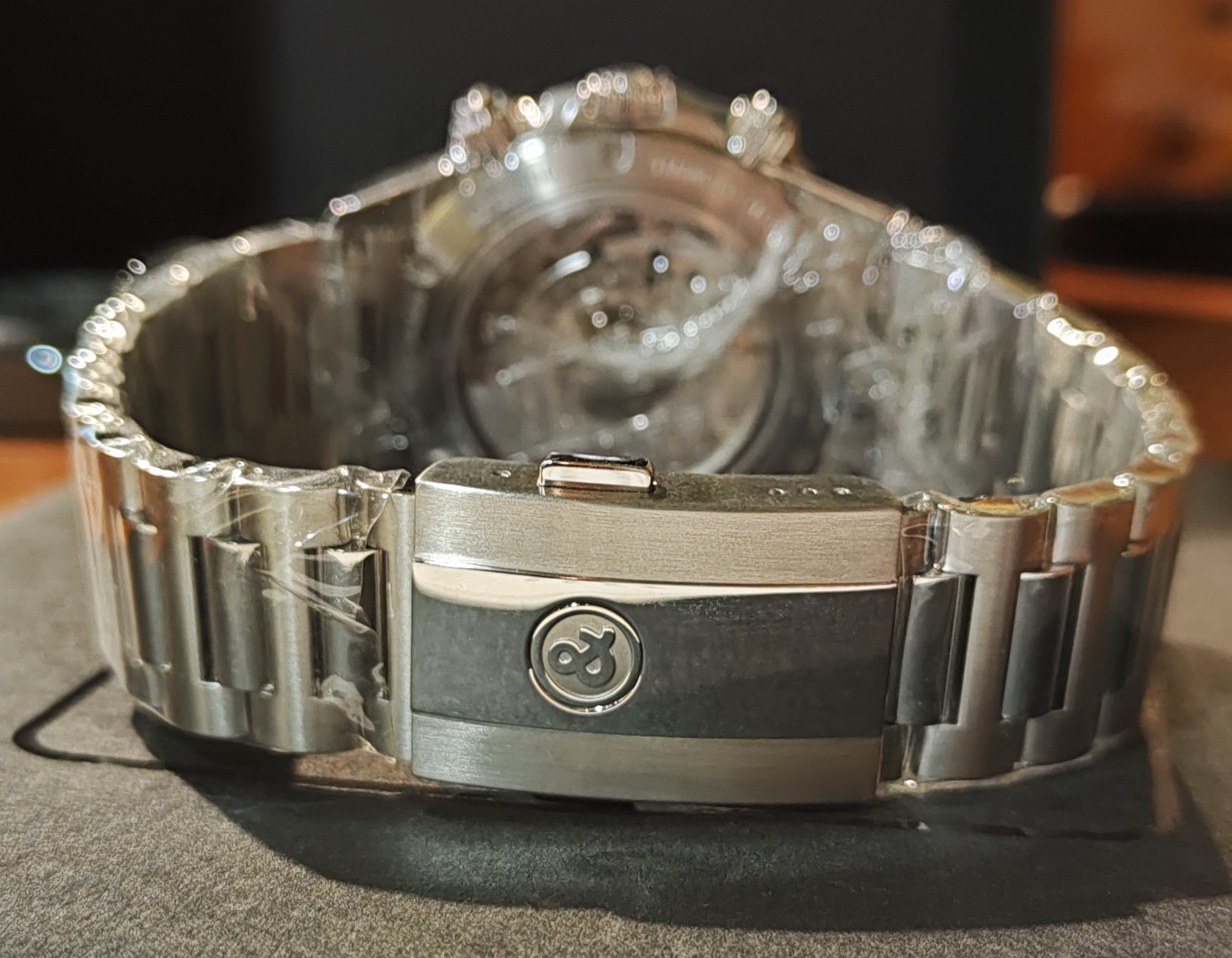 柏萊士 全新 BR V2-94 飛行錶 軍米色面盤 大錶徑41mm 自動上鍊 計時功能 原廠鋼帶~原廠盒單 2024AD 8