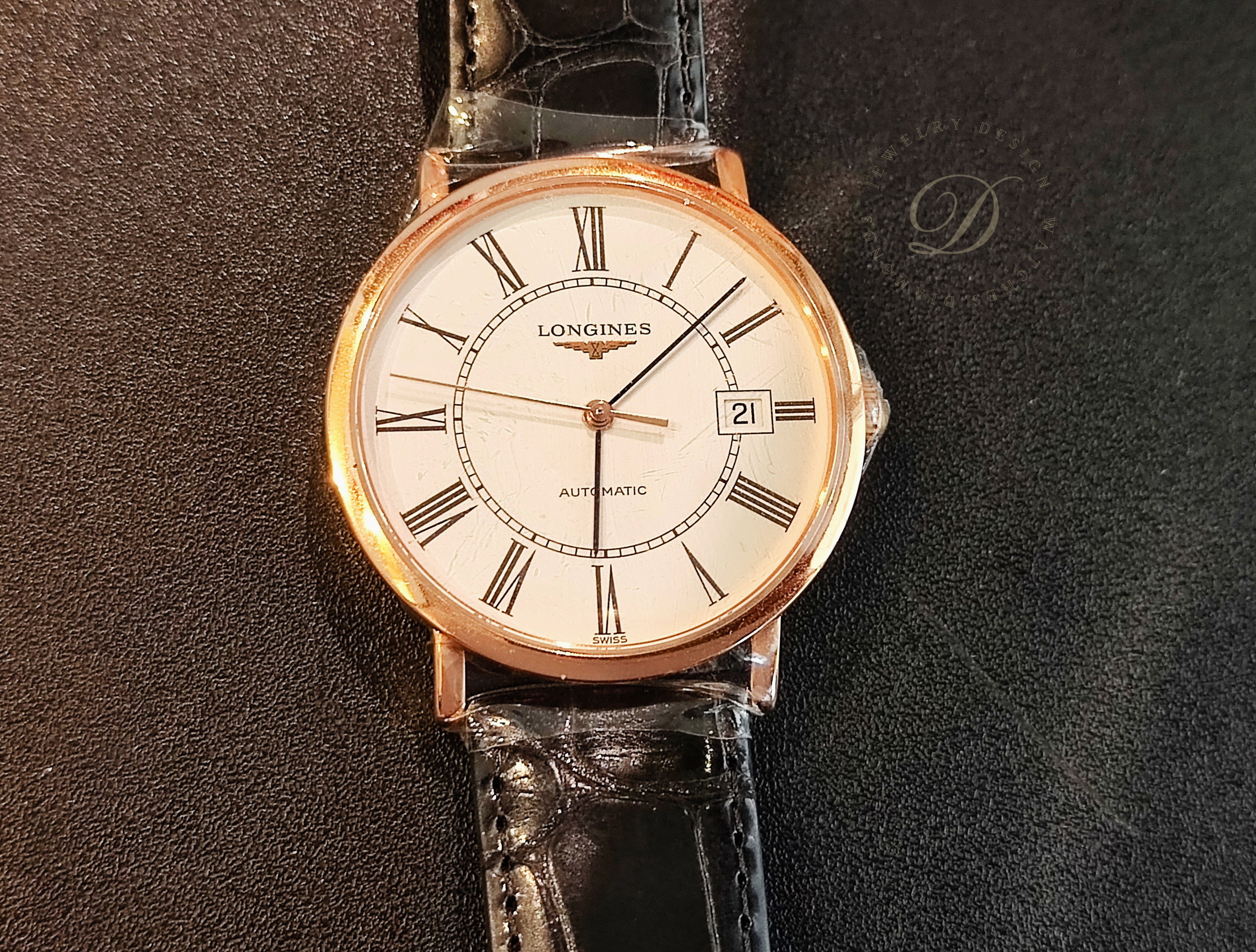 浪琴 LONGINES 全新 Elegant 優雅系列 玫瑰金錶殼 錶徑37mm 自動上鍊 正裝首選~2024新品 原廠盒單