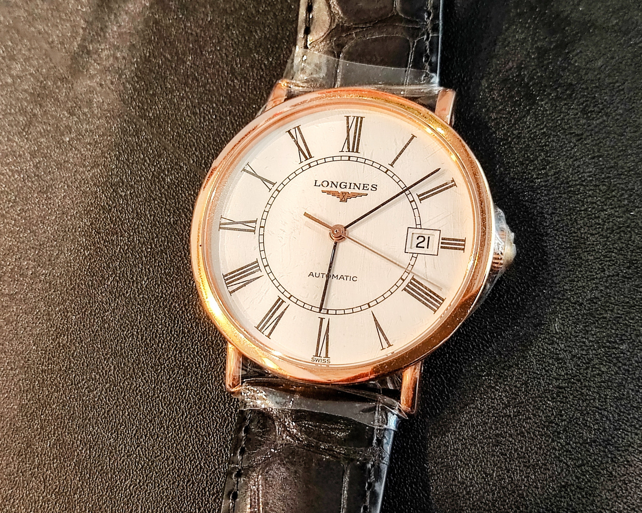 浪琴 LONGINES 全新 Elegant 優雅系列 玫瑰金錶殼 錶徑37mm 自動上鍊 正裝首選~2024新品 原廠盒單 2