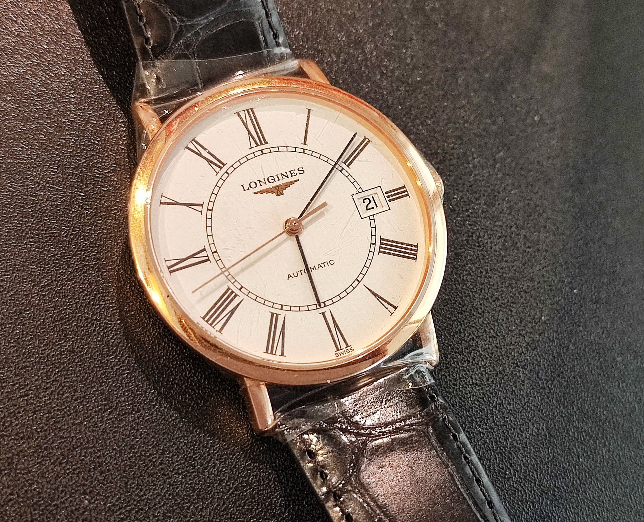 浪琴 LONGINES 全新 Elegant 優雅系列 玫瑰金錶殼 錶徑37mm 自動上鍊 正裝首選~2024新品 原廠盒單 3