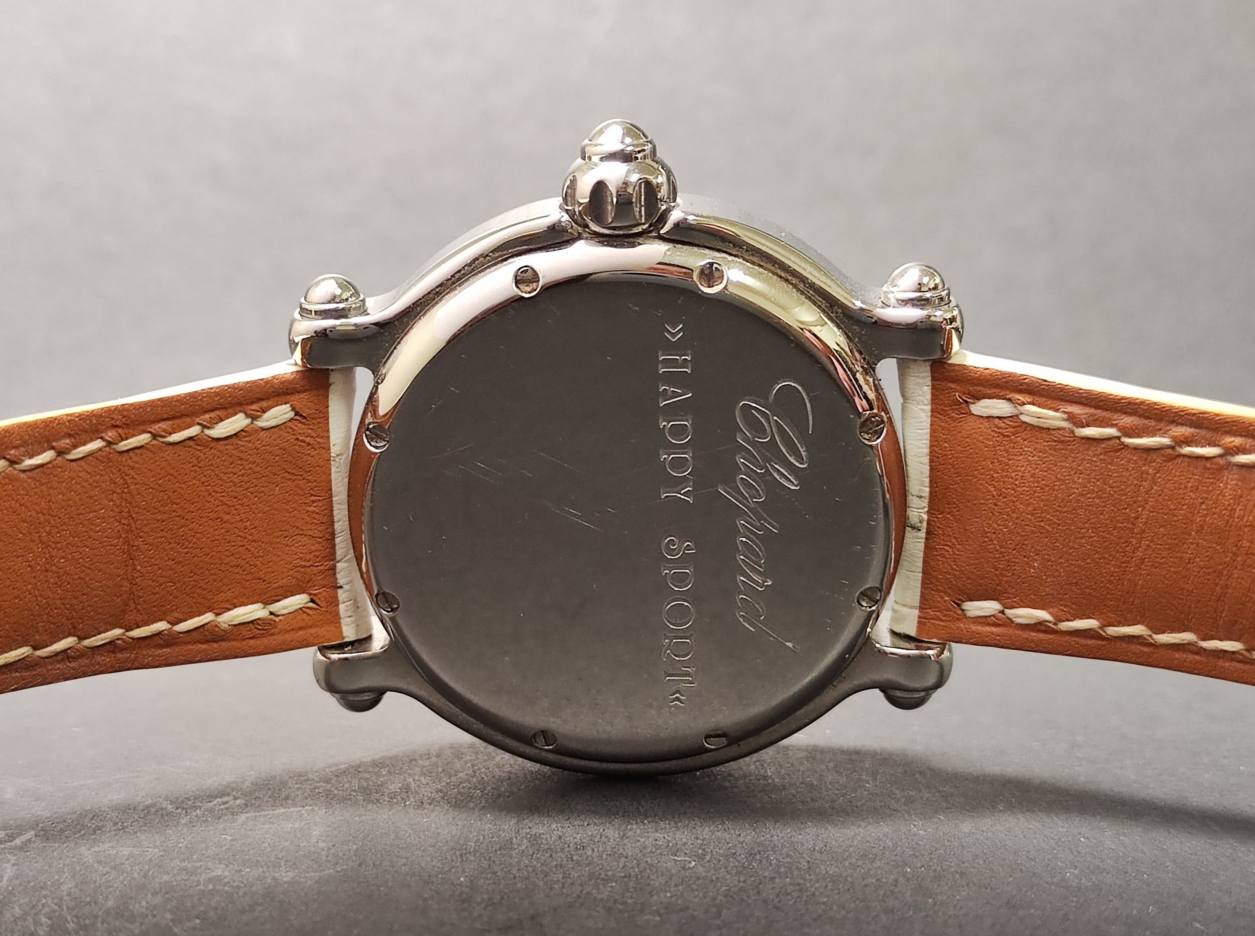 蕭邦 CHOPARD 快樂鑽 雪花面盤 錶徑38mm 石英機芯 大雪花 原鑲跑鑽 5