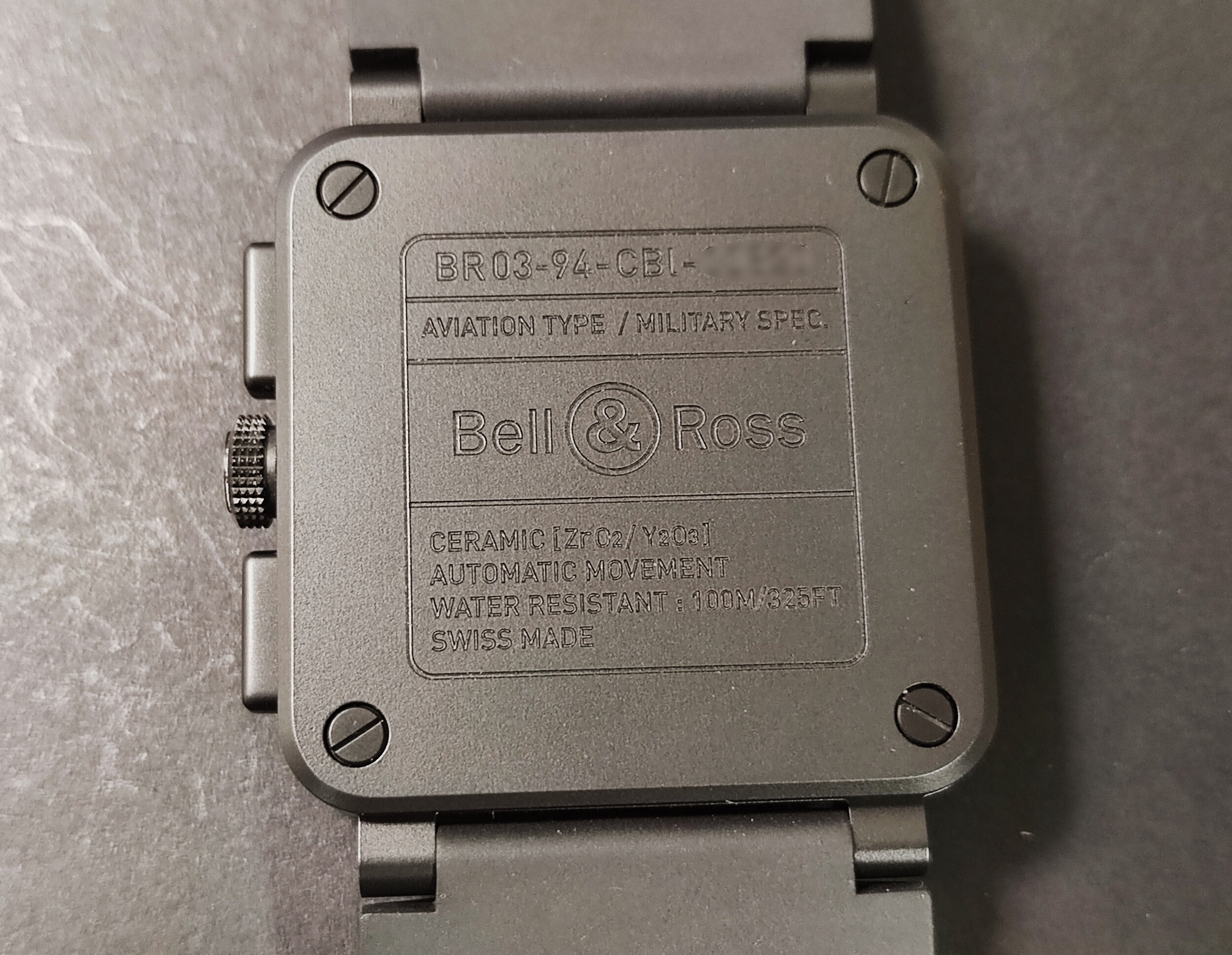 柏萊士 全新 BR03-94 黑色陶瓷錶殼 大錶徑42mm 自動上鍊 計時功能~原廠盒單 2024AD 5