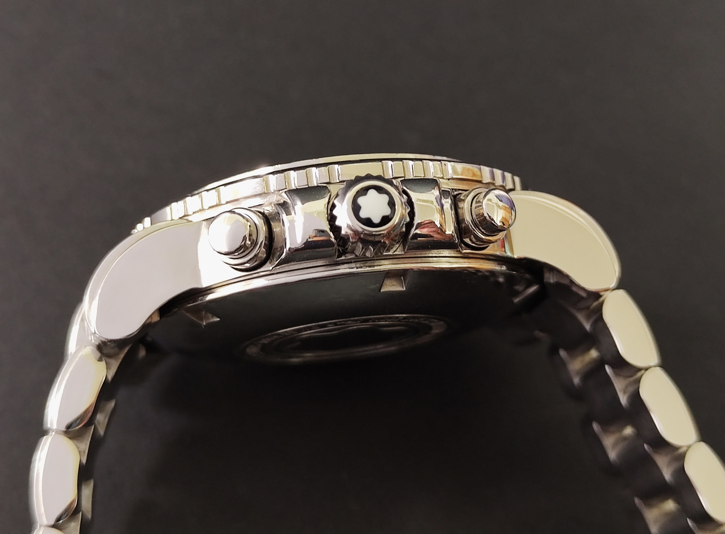 萬寶龍 Sport 7034 系列 熊貓面盤 大錶徑42mm 自動上鍊 計時功能 機械錶 4