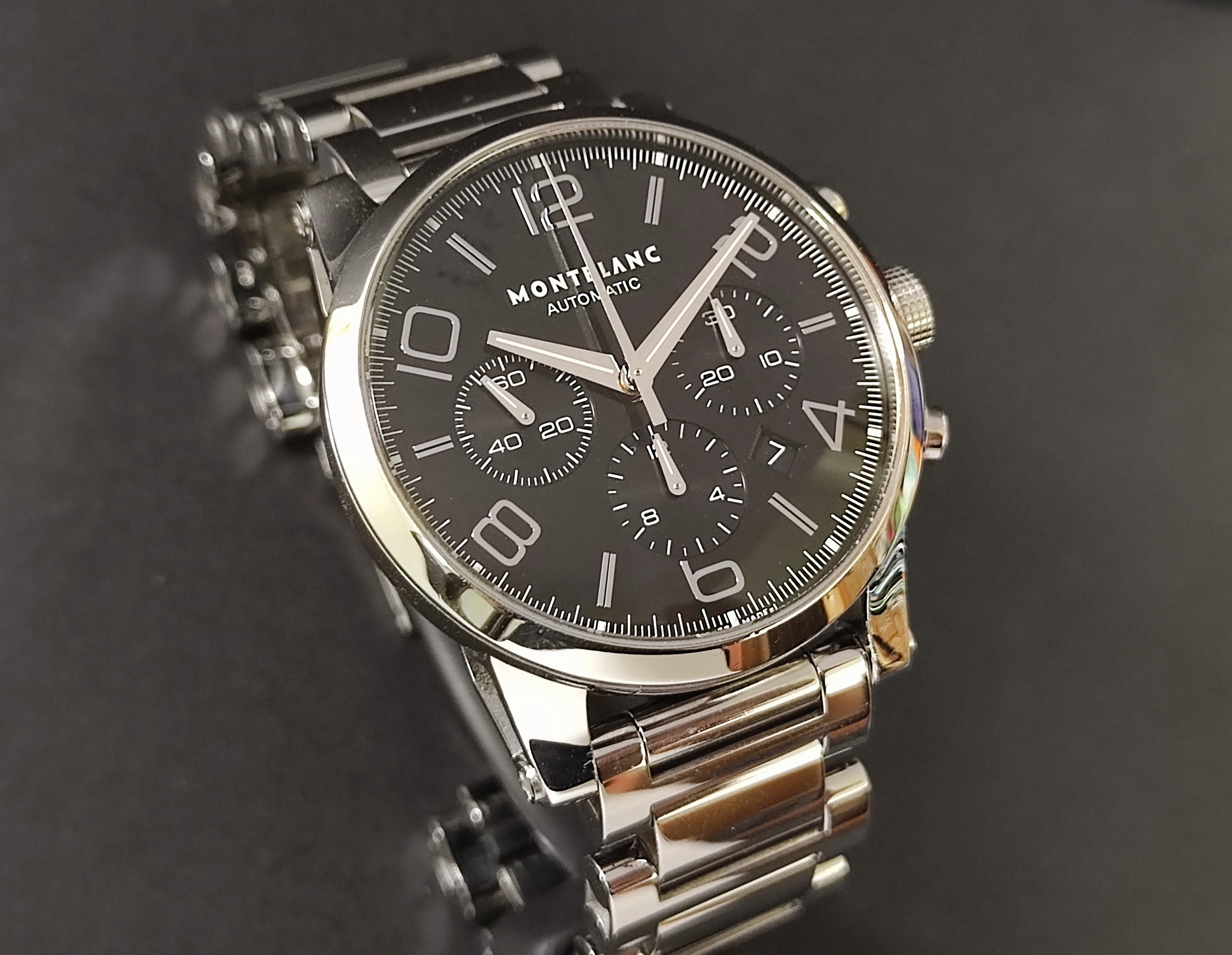 萬寶龍 TimeWalker 時光行者 大錶徑43mm 自動上鍊 計時功能 7069 鏤空錶殼 品牌經典 3