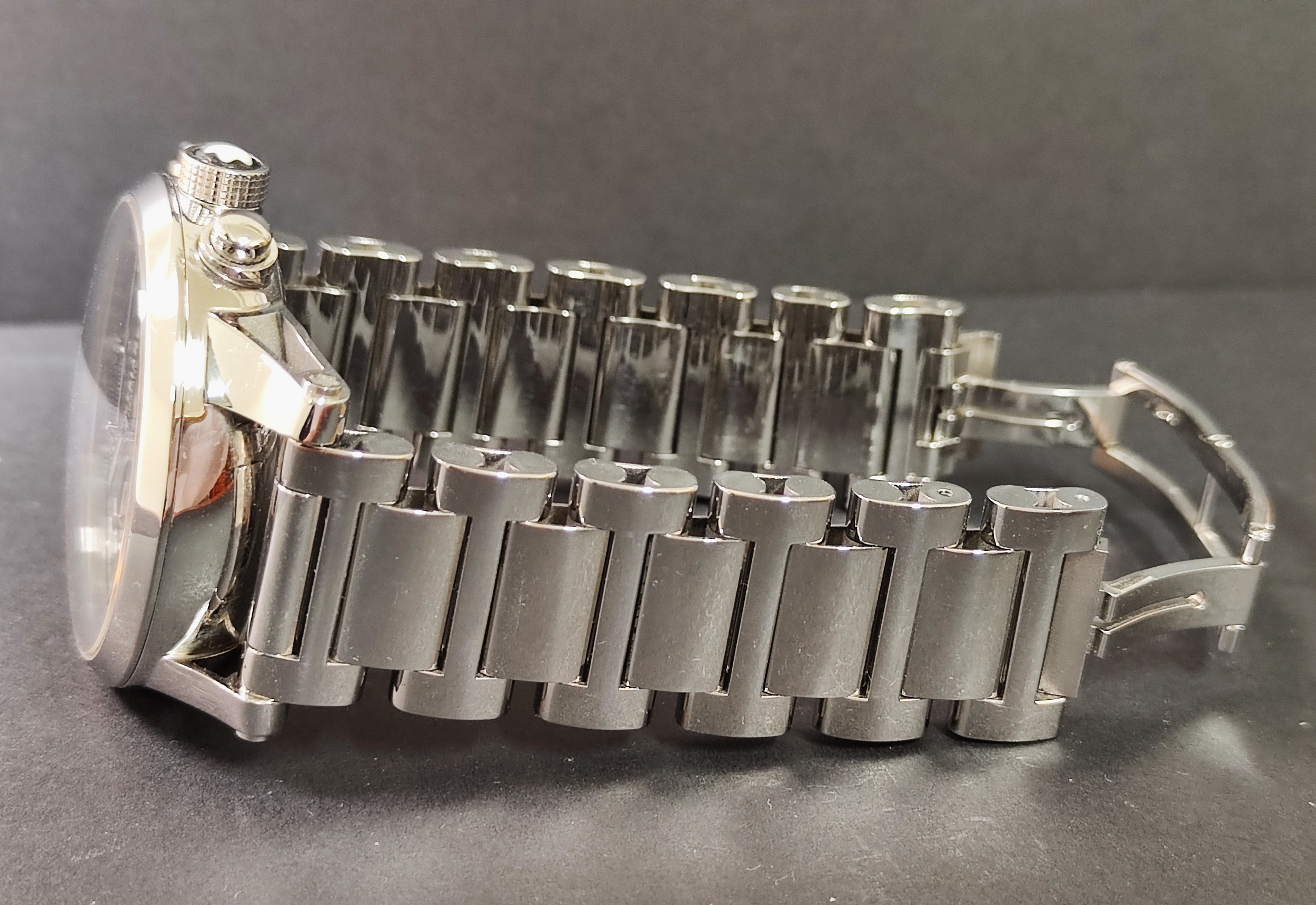 萬寶龍 TimeWalker 時光行者 大錶徑43mm 自動上鍊 計時功能 7069 鏤空錶殼 品牌經典 6