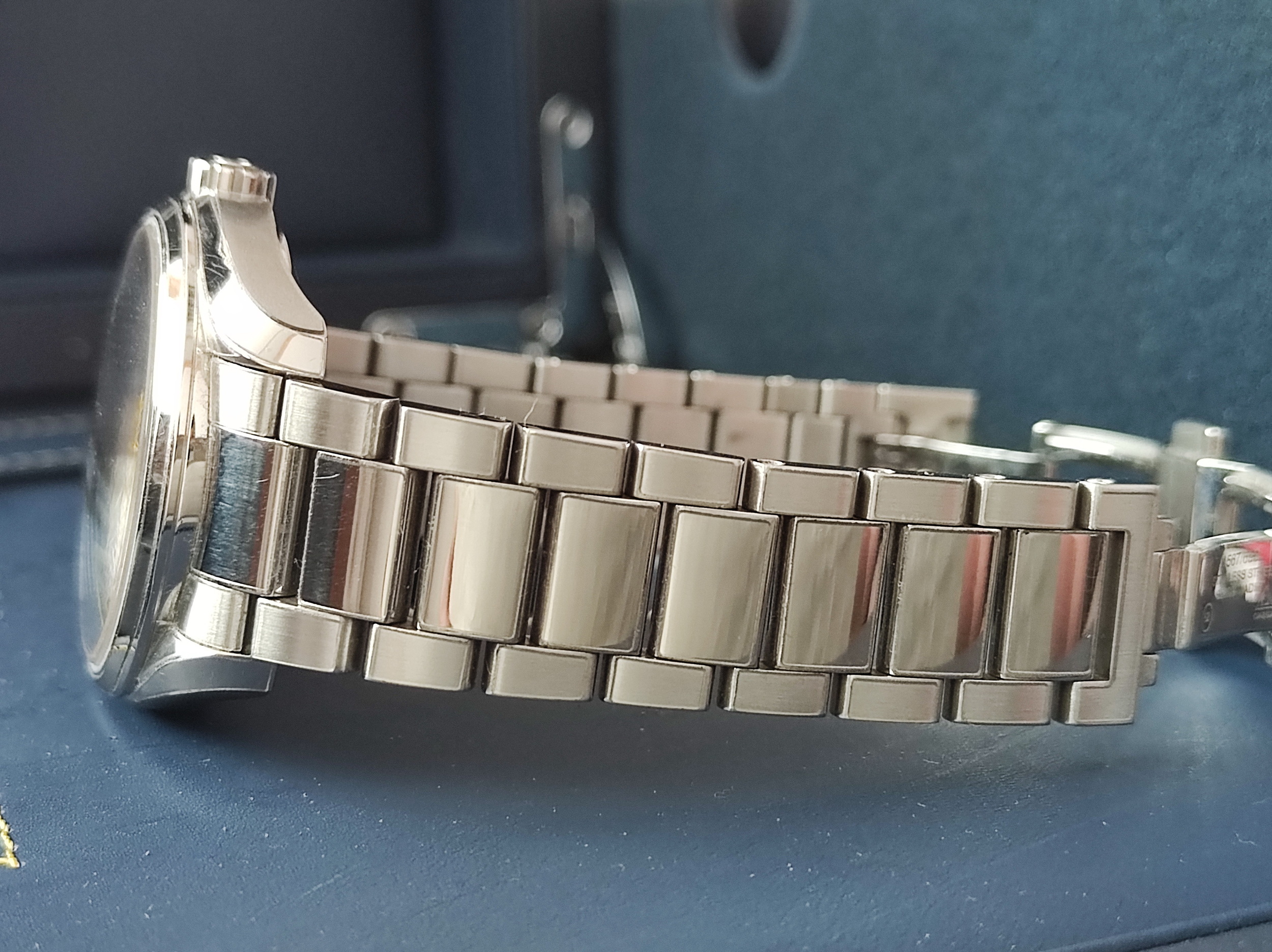 OMEGA 海馬 Aqua Terra 詹姆斯龐德 007限量款 大錶徑41.5mm 原廠鋼帶+原廠編織帶 抗磁錶殼~原廠盒單 龐德徽章 8