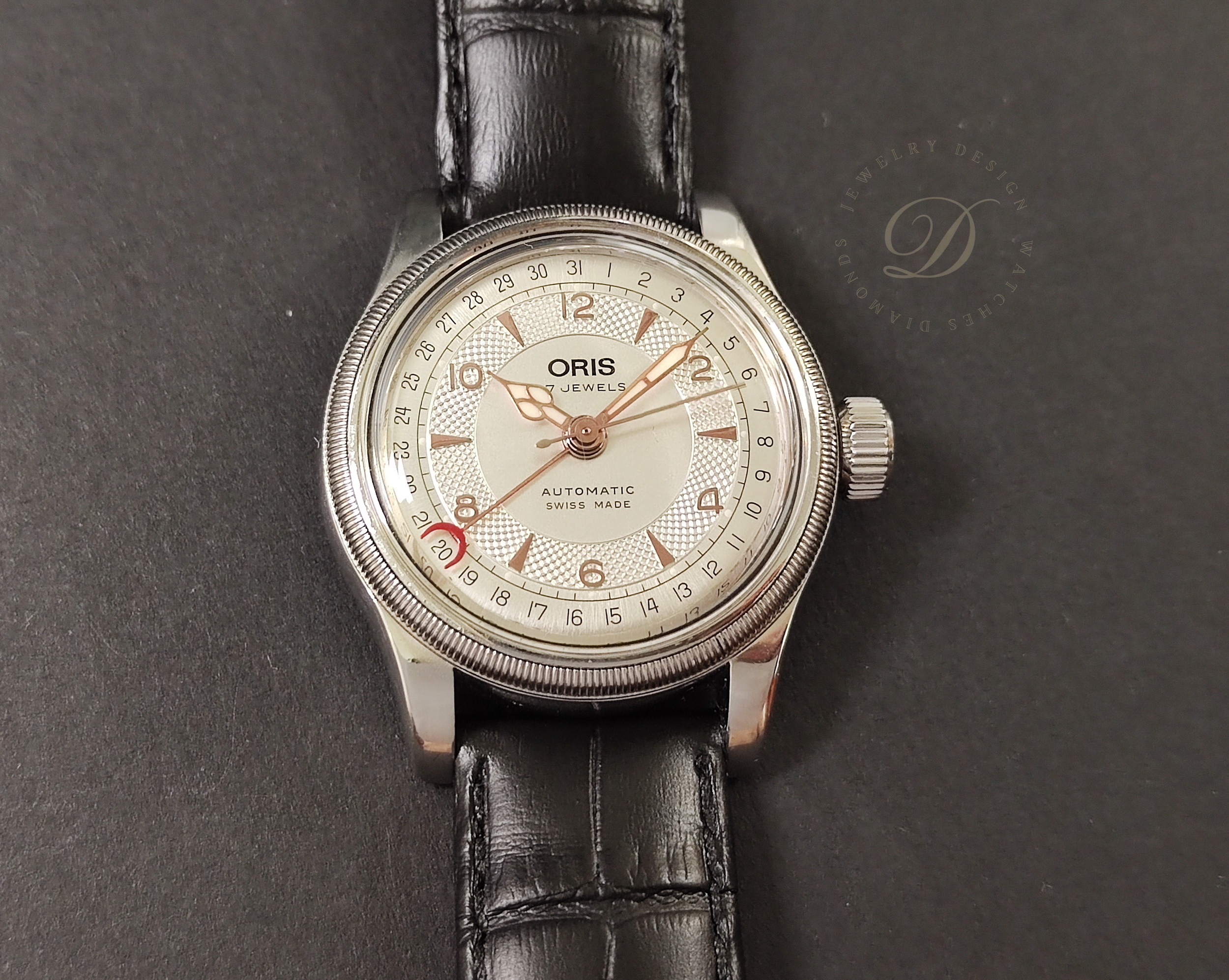 ORIS  歐力士 Big Crown 女用機械錶 錶徑32mm 自動上鍊~原廠盒單 國內AD