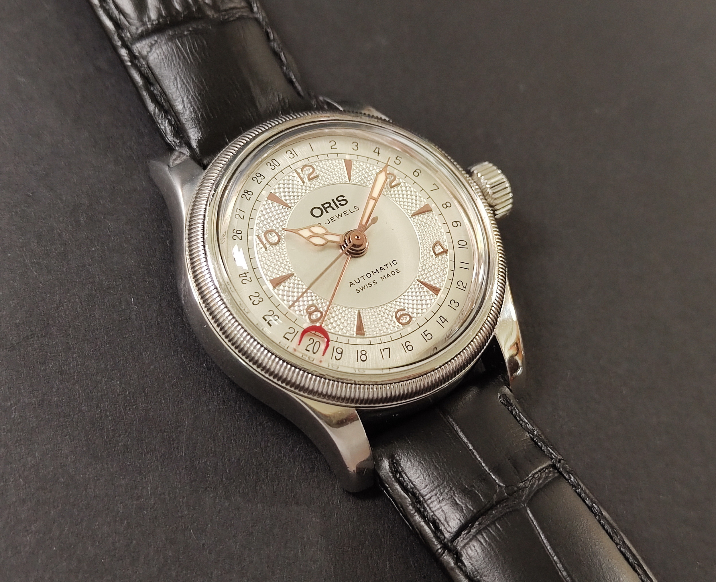 ORIS  歐力士 Big Crown 女用機械錶 錶徑32mm 自動上鍊~原廠盒單 國內AD 3