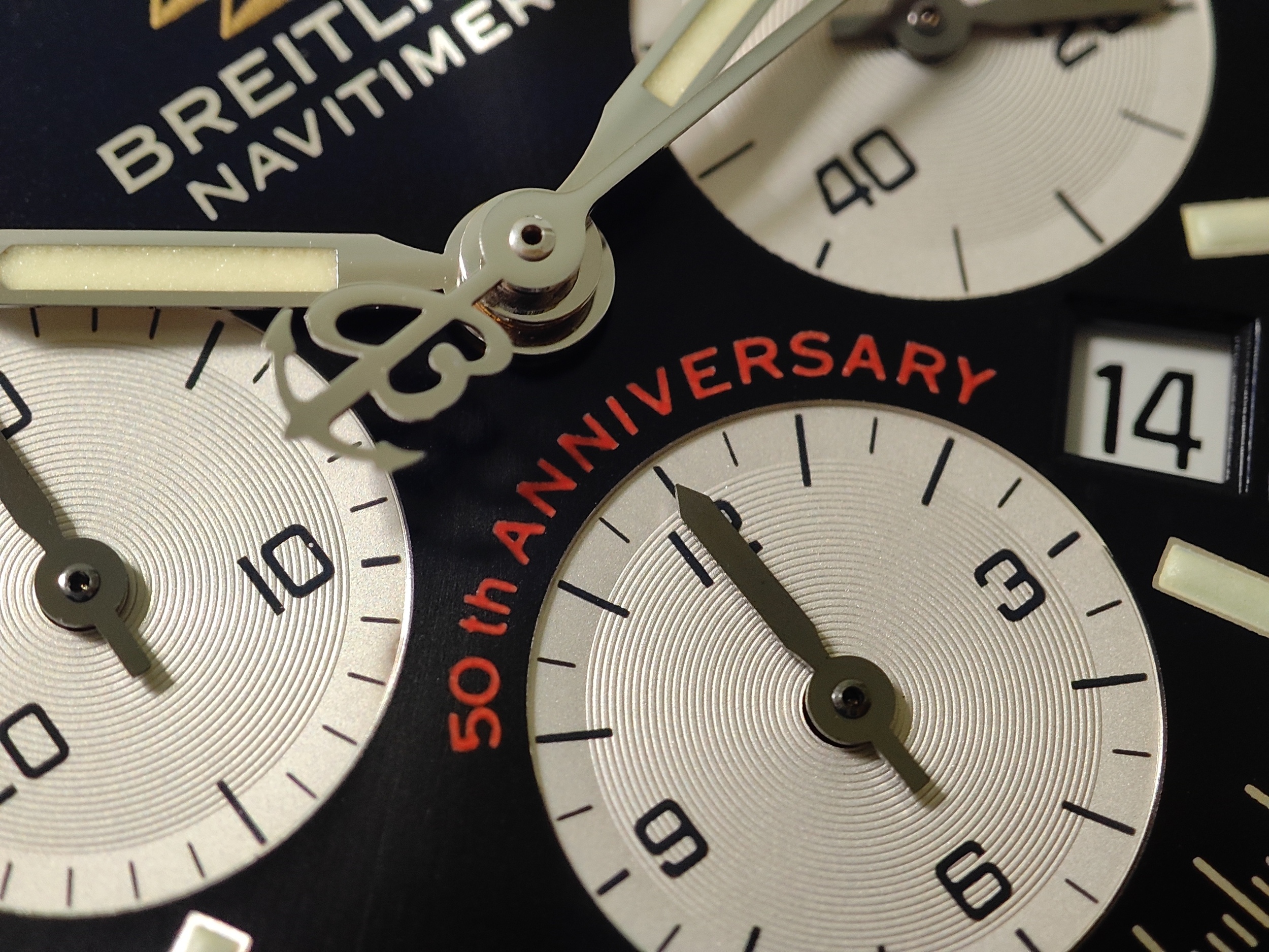 BREITLING 百年靈 Navitimer 50周年紀念款 錶徑41mm 自動上鍊 計時功能~原廠盒單 絕版珍藏 4