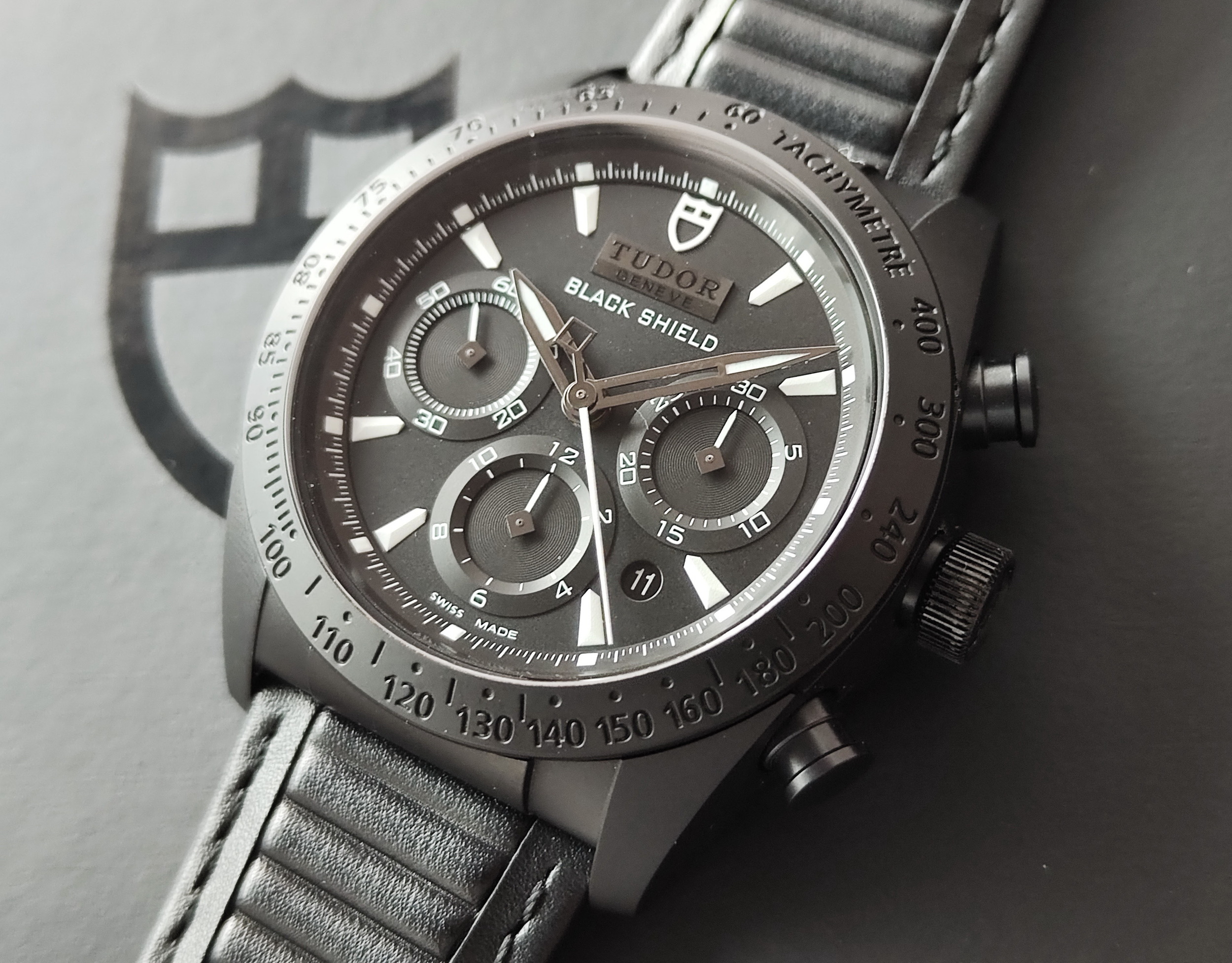 TUDOR 帝舵 Fastrider 黑陶瓷 42000 大錶徑42mm 自動上鍊 計時功能~原廠盒單 2