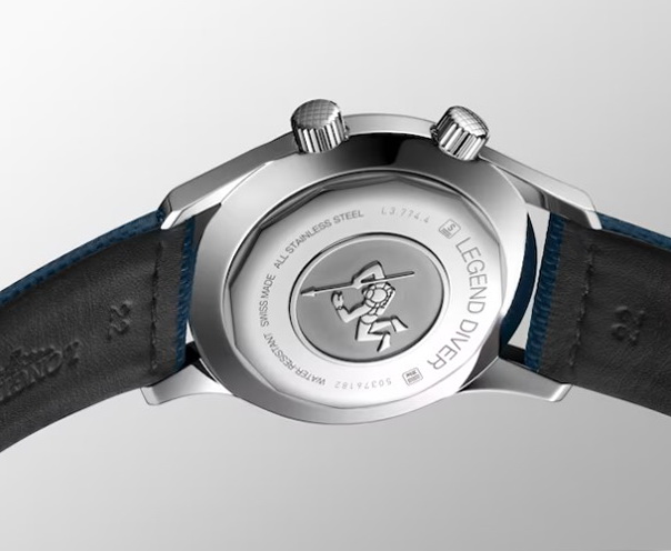 浪琴 全新 Legend Diver 漸層藍色面盤 大錶徑42mm  自動上鍊 傳奇潛水系列 防水300米~原廠盒單 2024AD 5