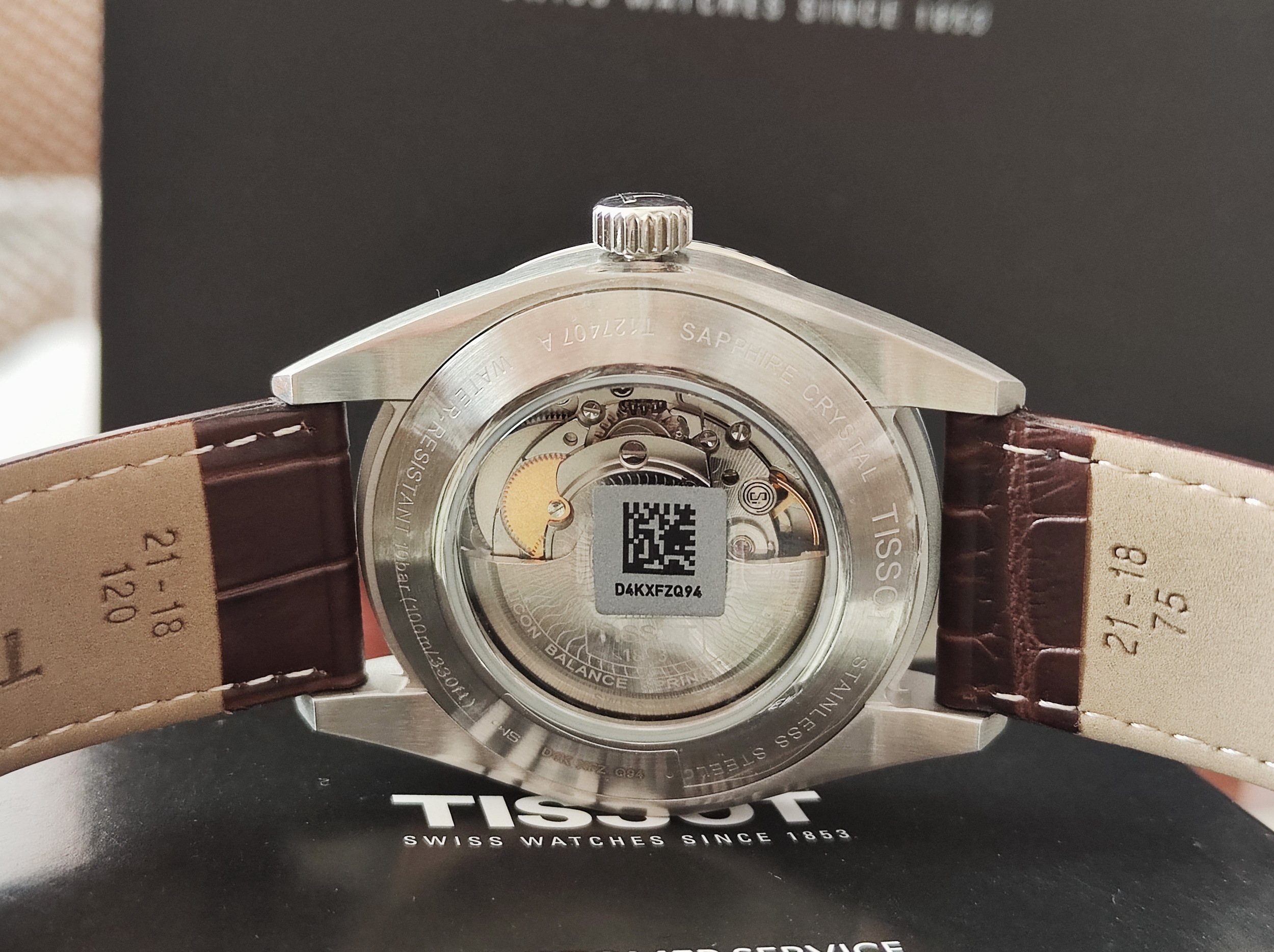 天梭 TISSOT 全新 正裝錶 Powermatic 錶徑40mm 自動上鍊 80小時動能~原廠盒單 5