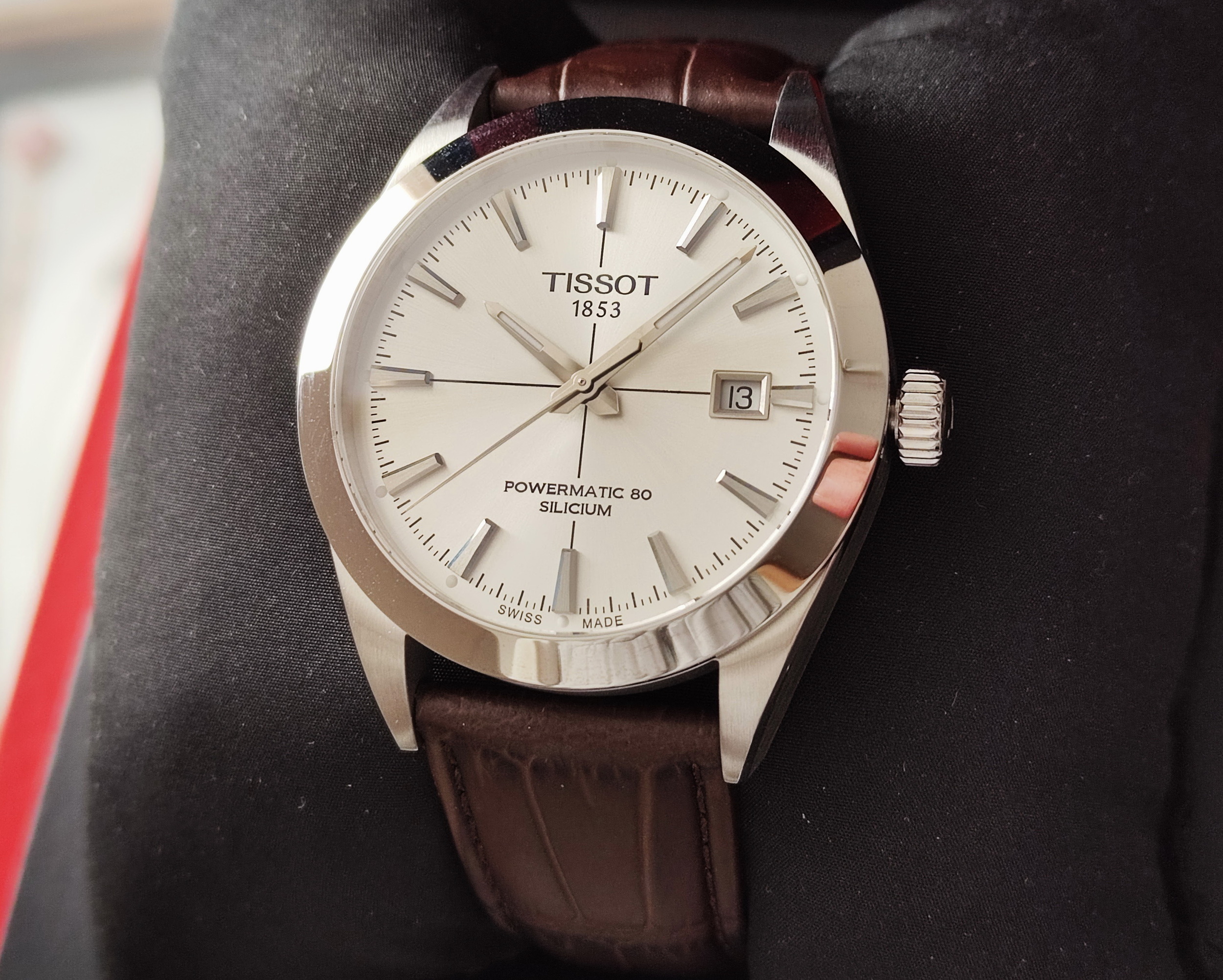 天梭 TISSOT 全新 正裝錶 Powermatic 錶徑40mm 自動上鍊 80小時動能~原廠盒單 2
