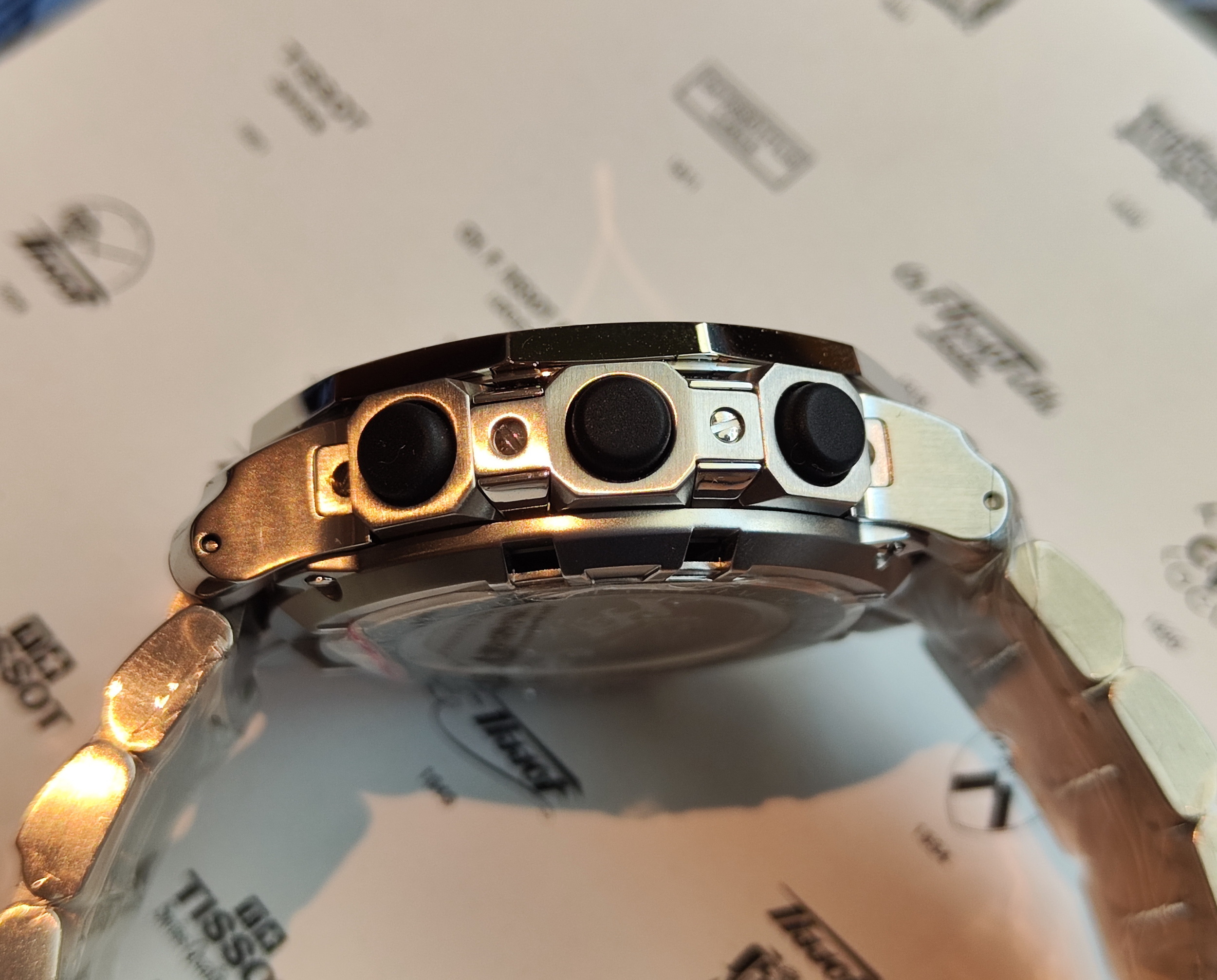 天梭 TISSOT 全新 SEA-TOUCH 大錶徑44mm 多功能觸控面盤~原廠盒單 未使用品 3