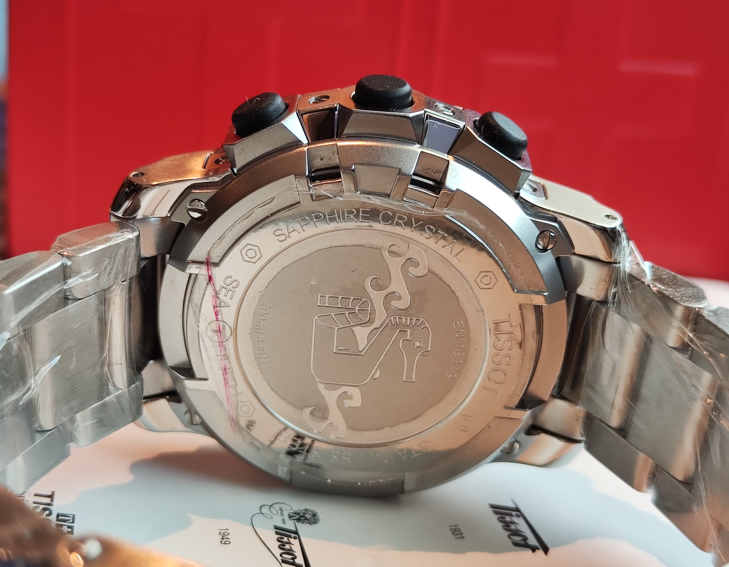 天梭 TISSOT 全新 SEA-TOUCH 大錶徑44mm 多功能觸控面盤~原廠盒單 未使用品 4