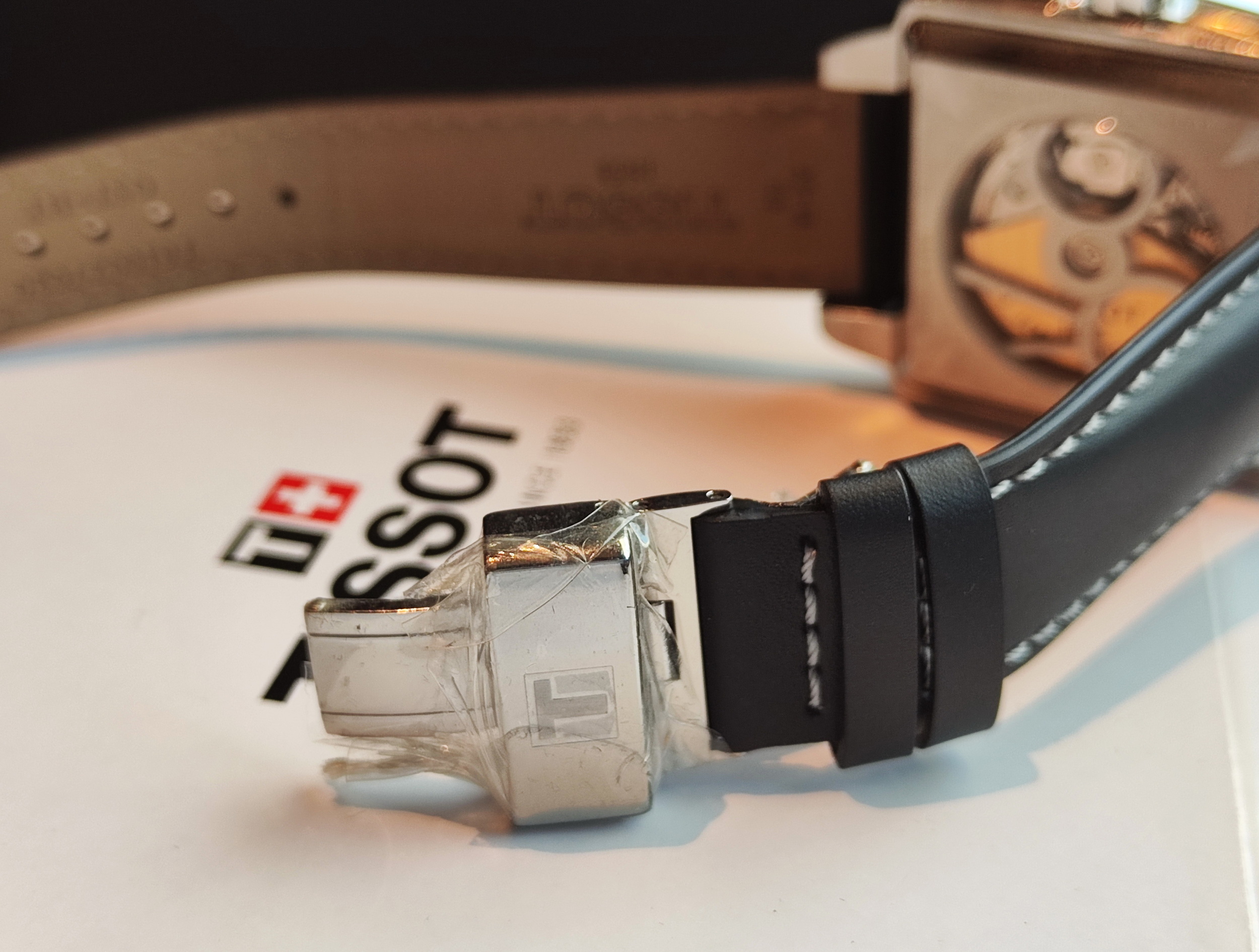 天梭 TISSOT 全新 Quadrato幾何系列 大錶徑41mm 自動上鍊 計時功能~原廠盒單 未使用品 6