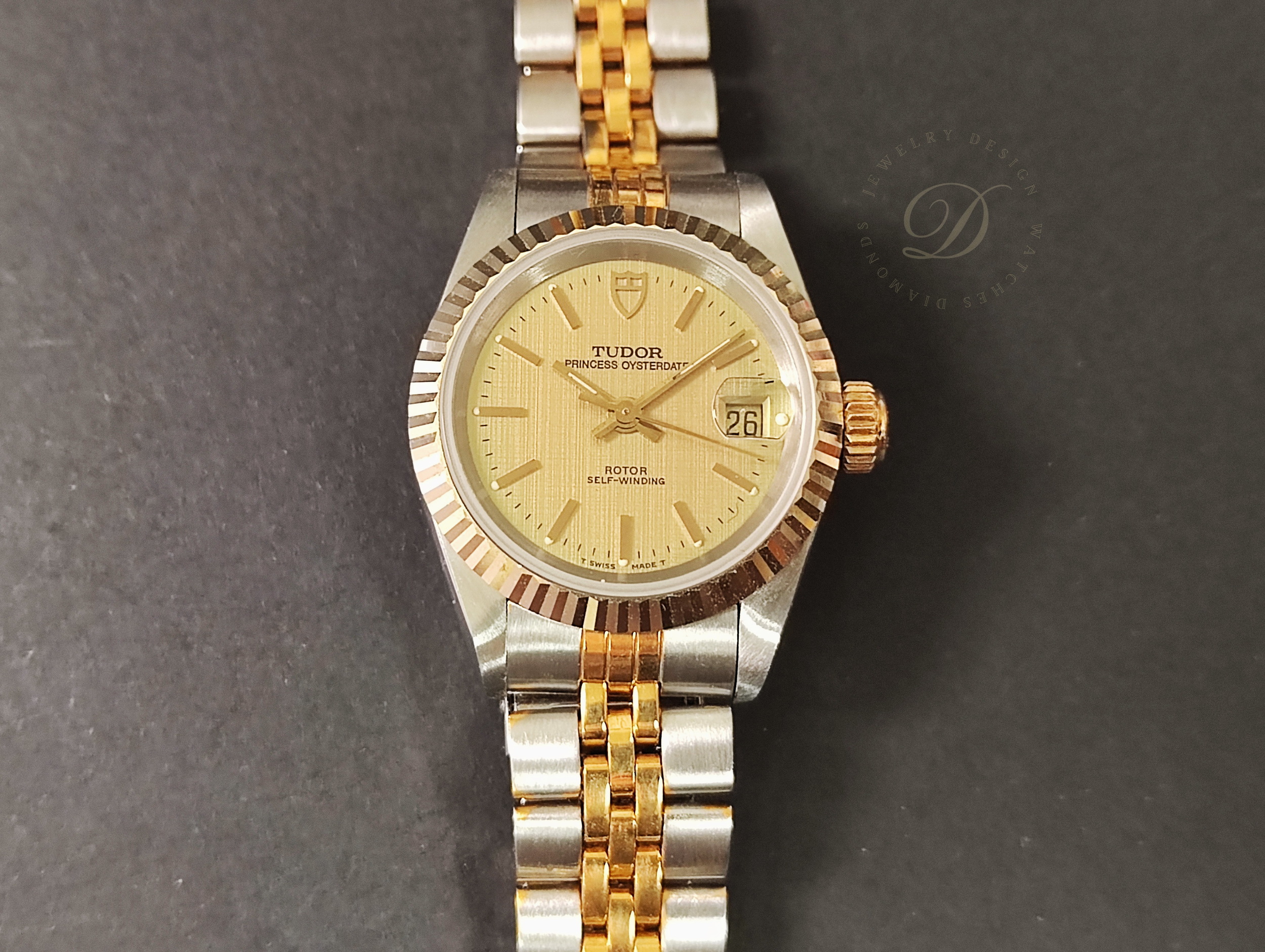 TUDOR 帝舵 經典公主系列 自動上鍊 布紋面盤 五株錶帶 錶徑25mm 絕版釋出