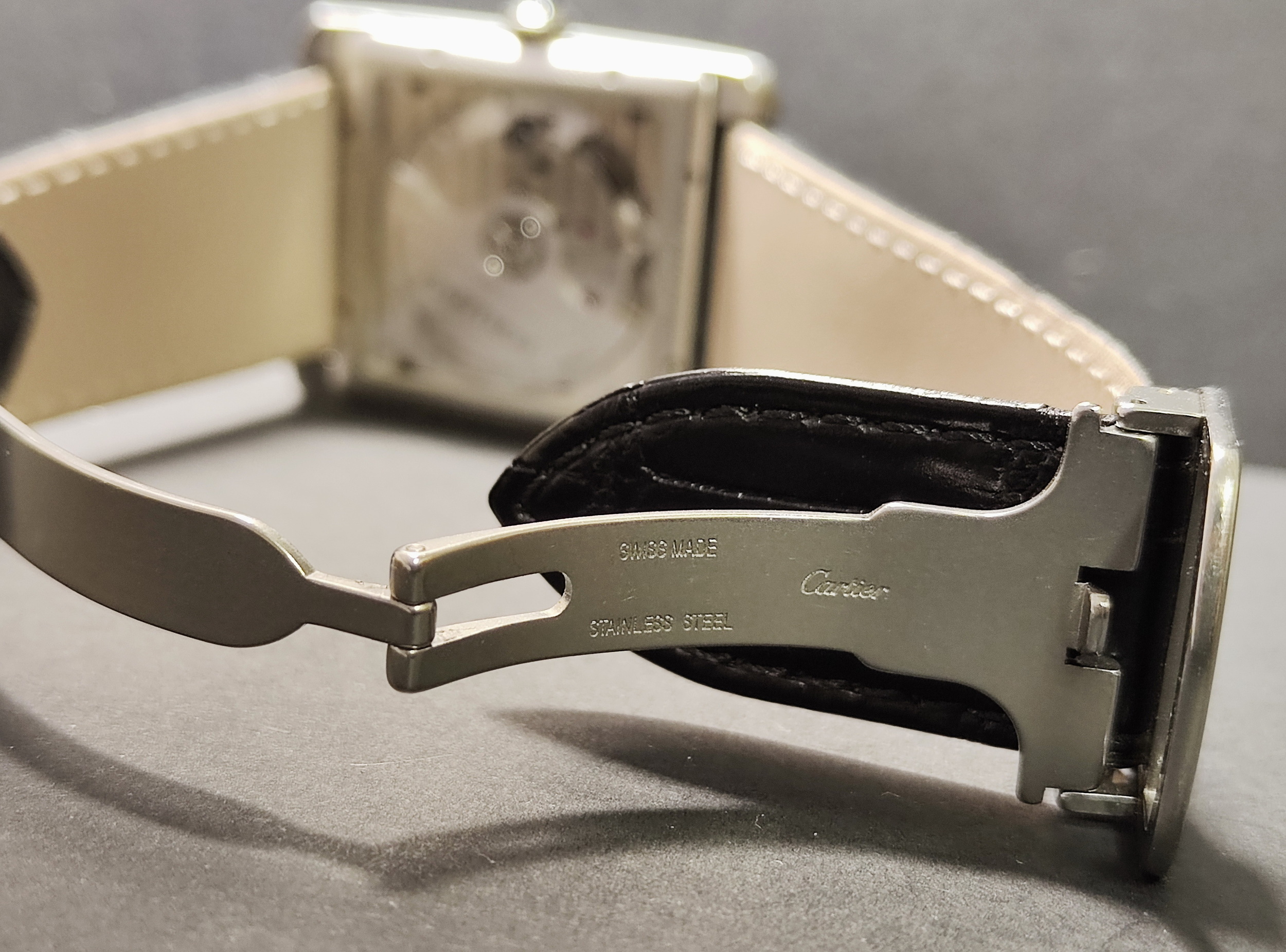 CARTIER 卡地亞 Tank MC 坦克系列 大型錶徑 自動上鍊 羅馬數字~原廠盒單 6