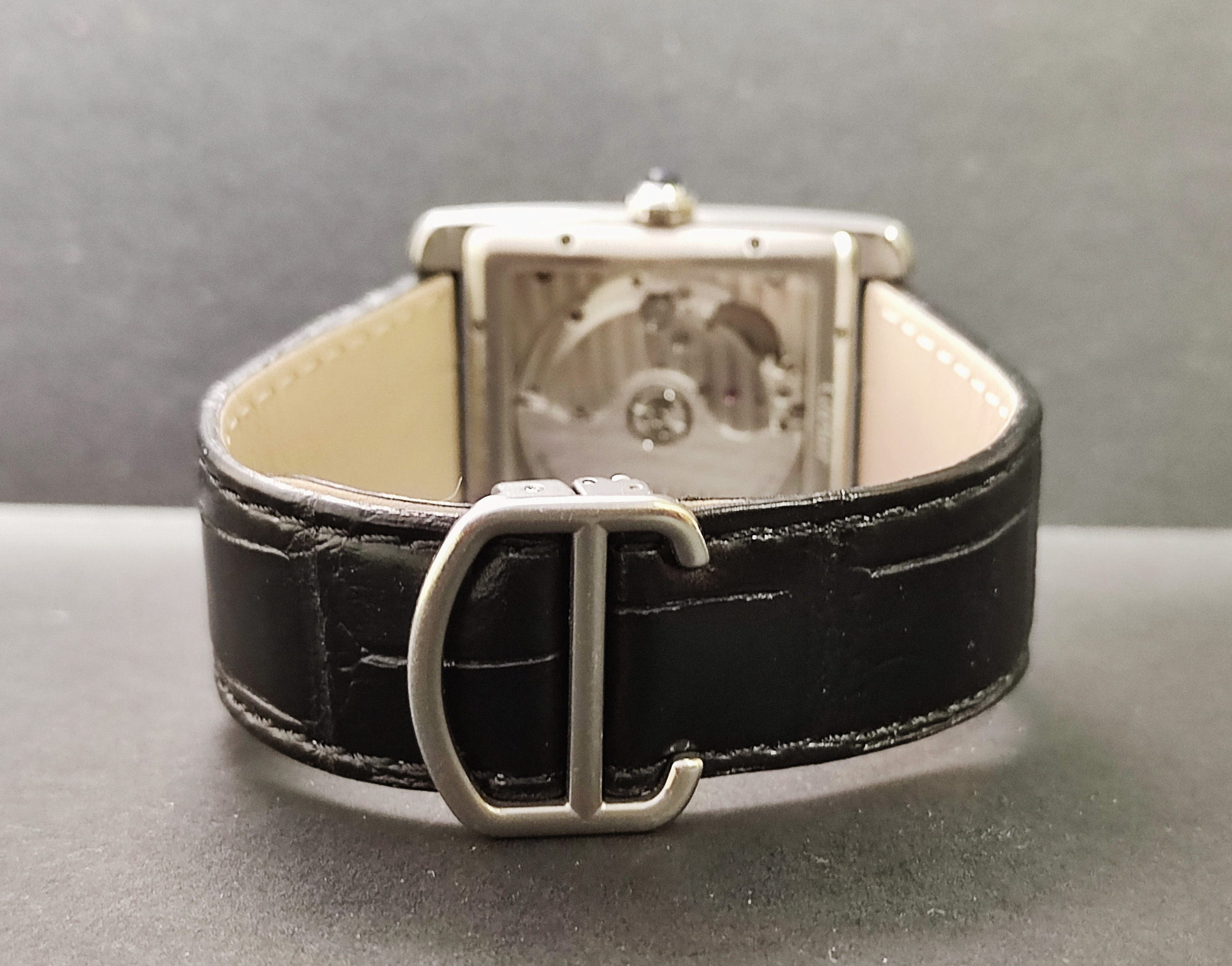 CARTIER 卡地亞 Tank MC 坦克系列 大型錶徑 自動上鍊 羅馬數字~原廠盒單 7